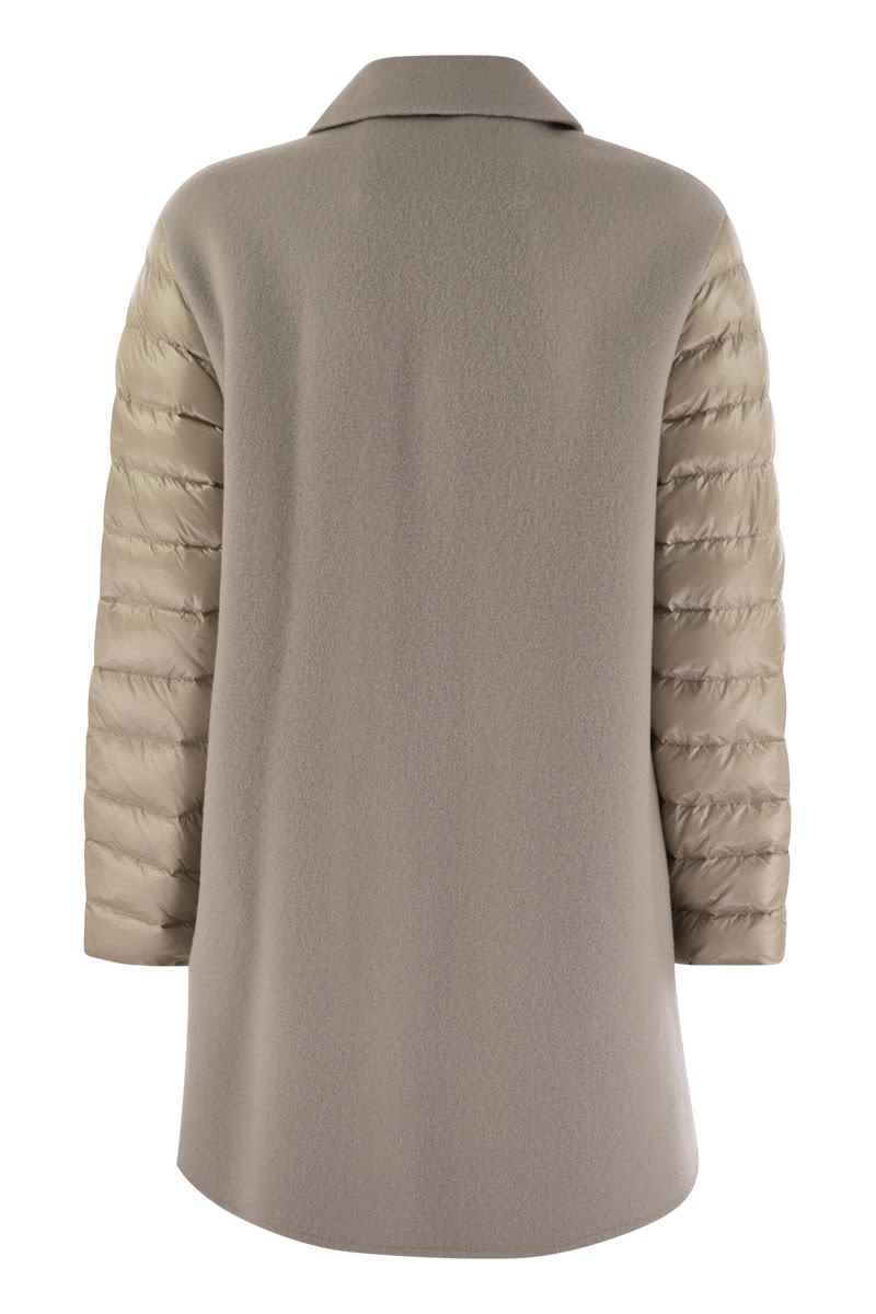 HERNO Women's Regular Fit Jacket with Down Sleeves