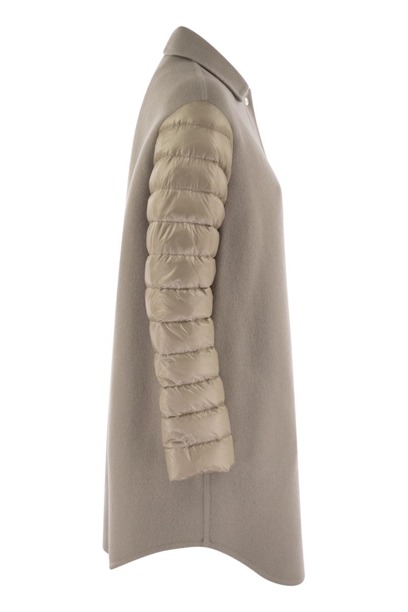 HERNO Women's Regular Fit Jacket with Down Sleeves