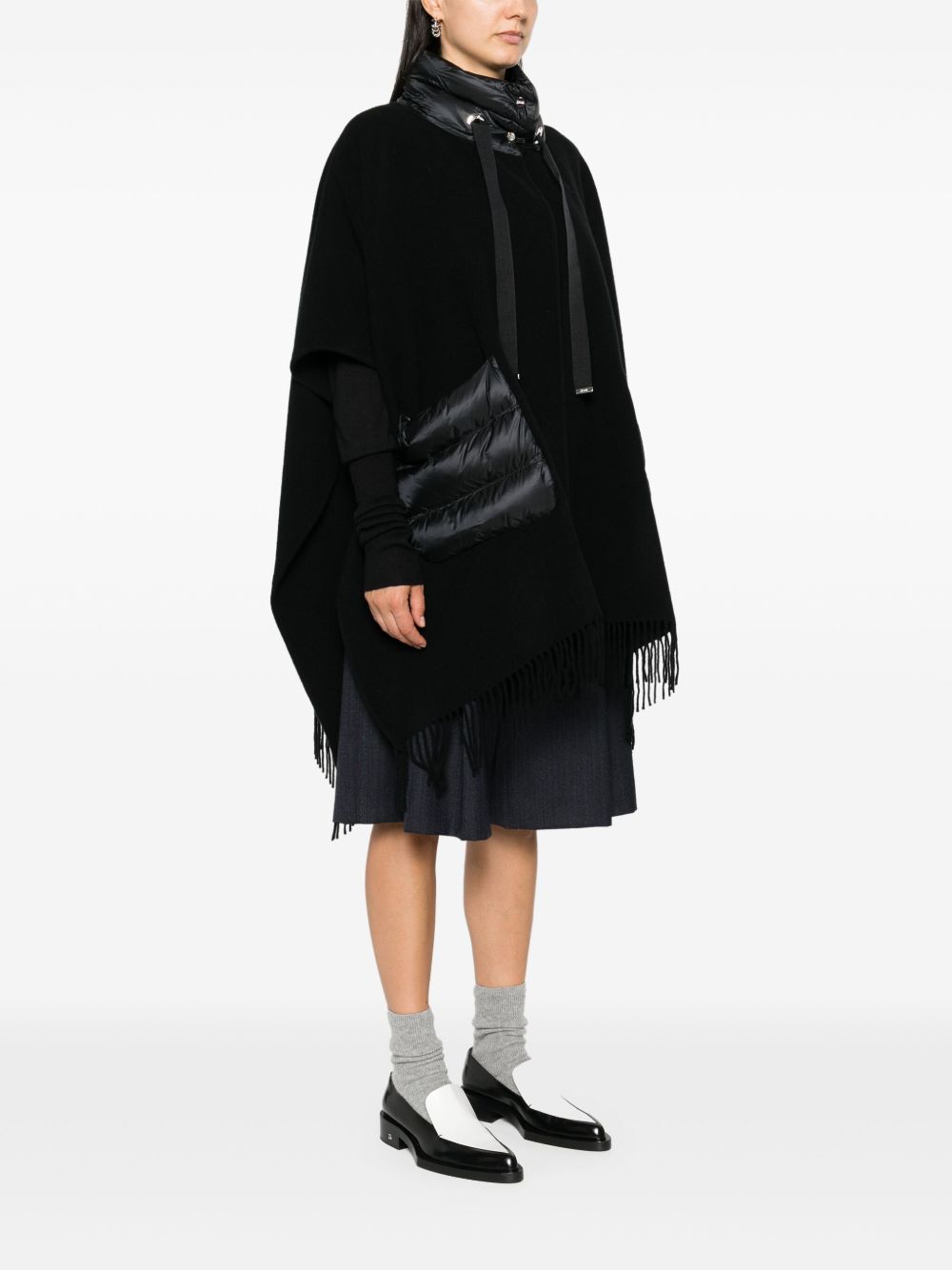 HERNO Wool and Nylon Cape