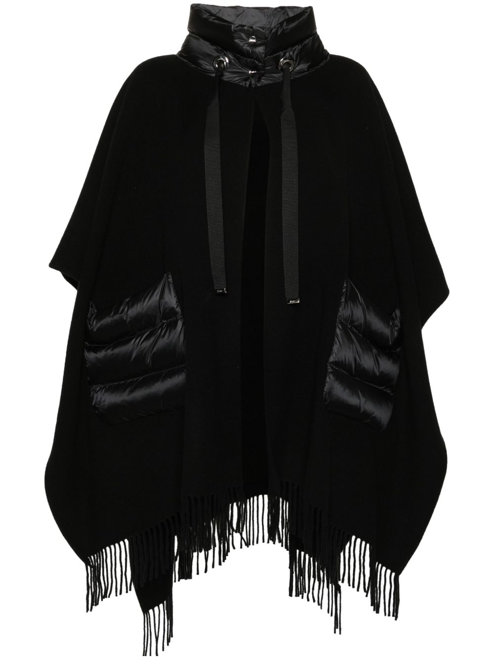 HERNO Wool and Nylon Cape