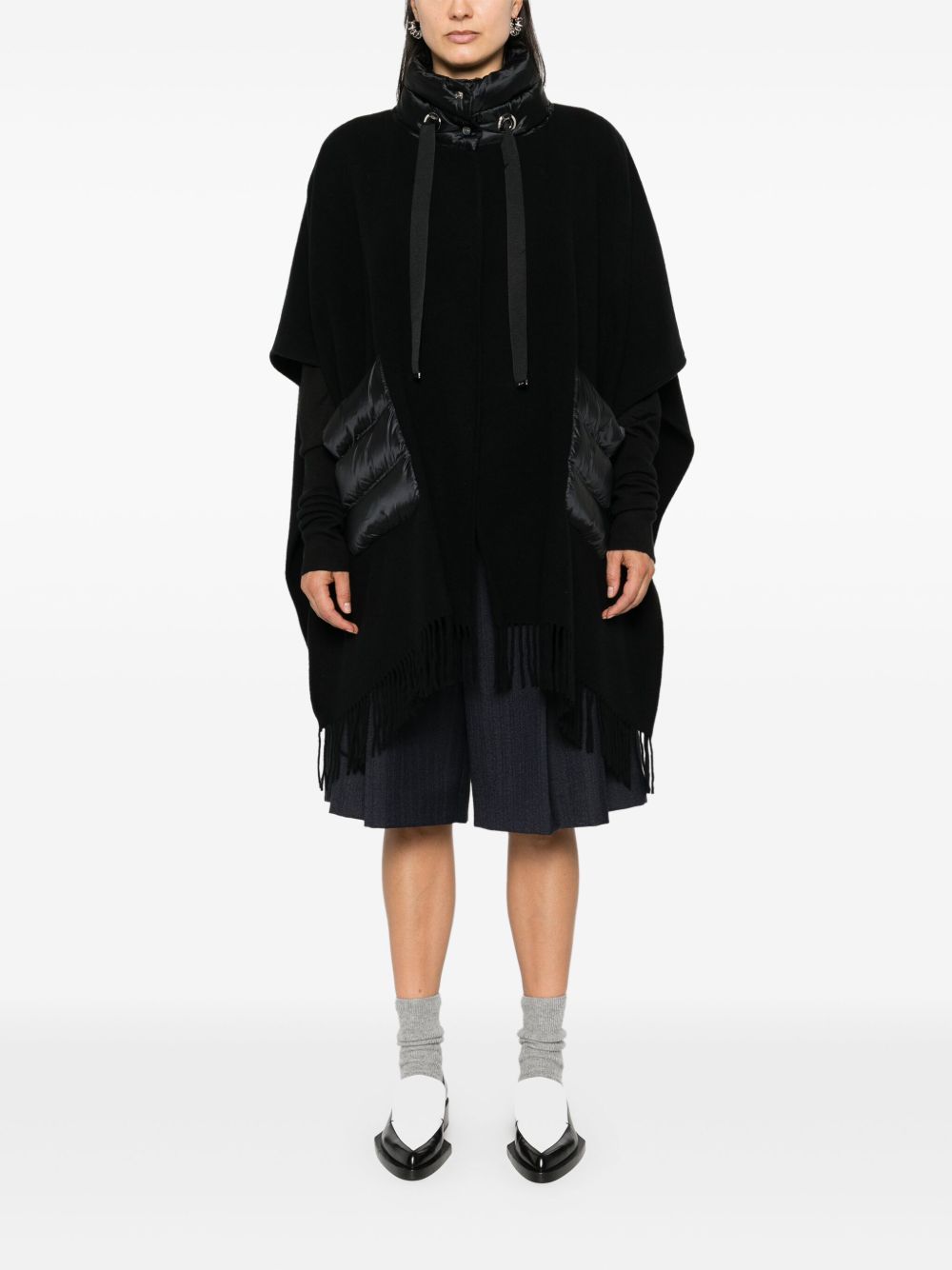 HERNO Wool and Nylon Cape