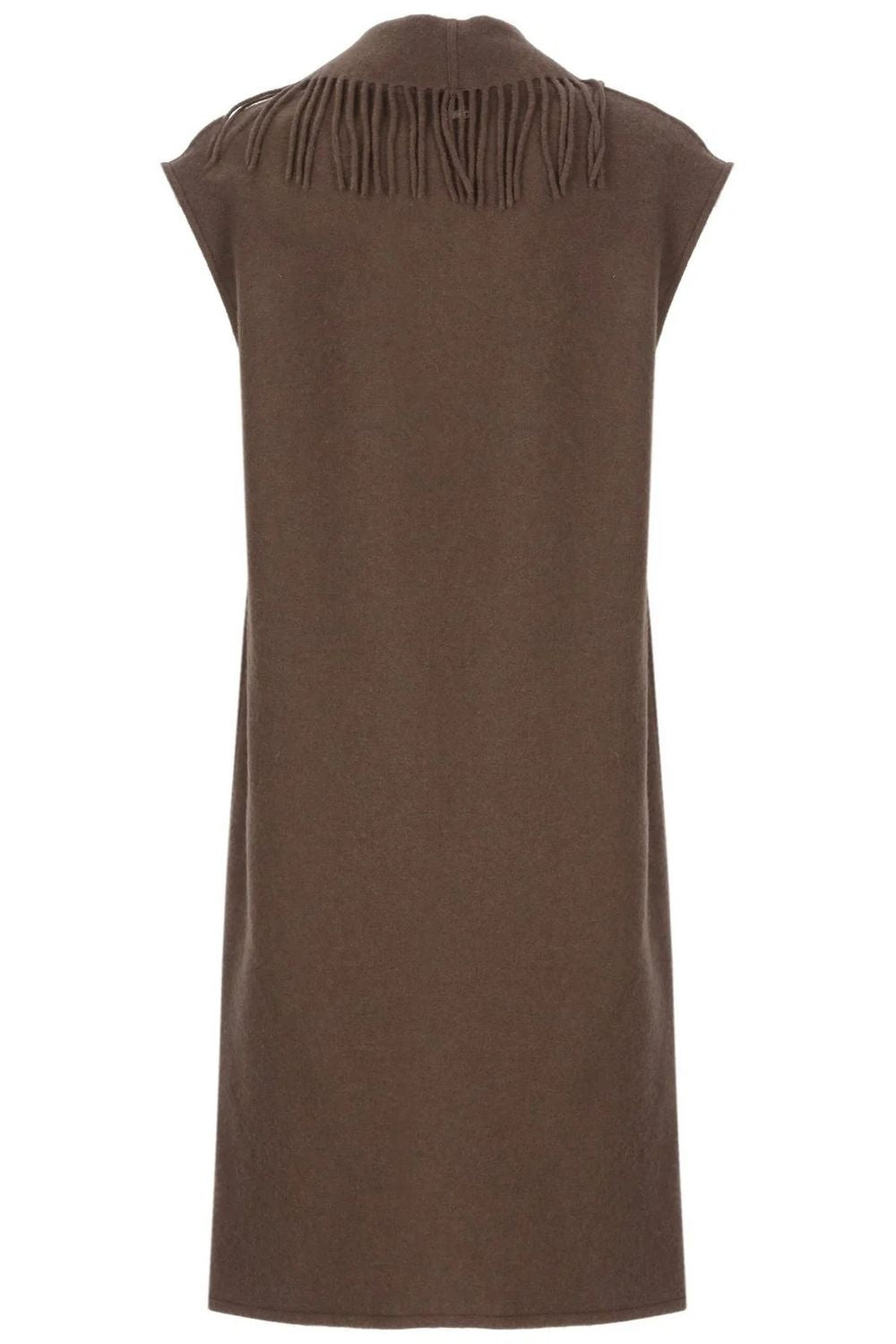 HERNO Wool-Cashmere Blend Poncho Gilet for Women