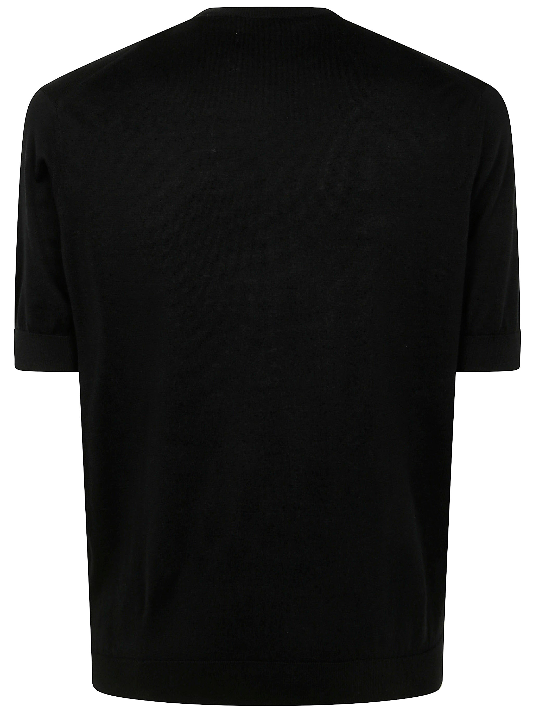 FILIPPO DE LAURENTIIS Men's Short Sleeves Round Neck Sweater