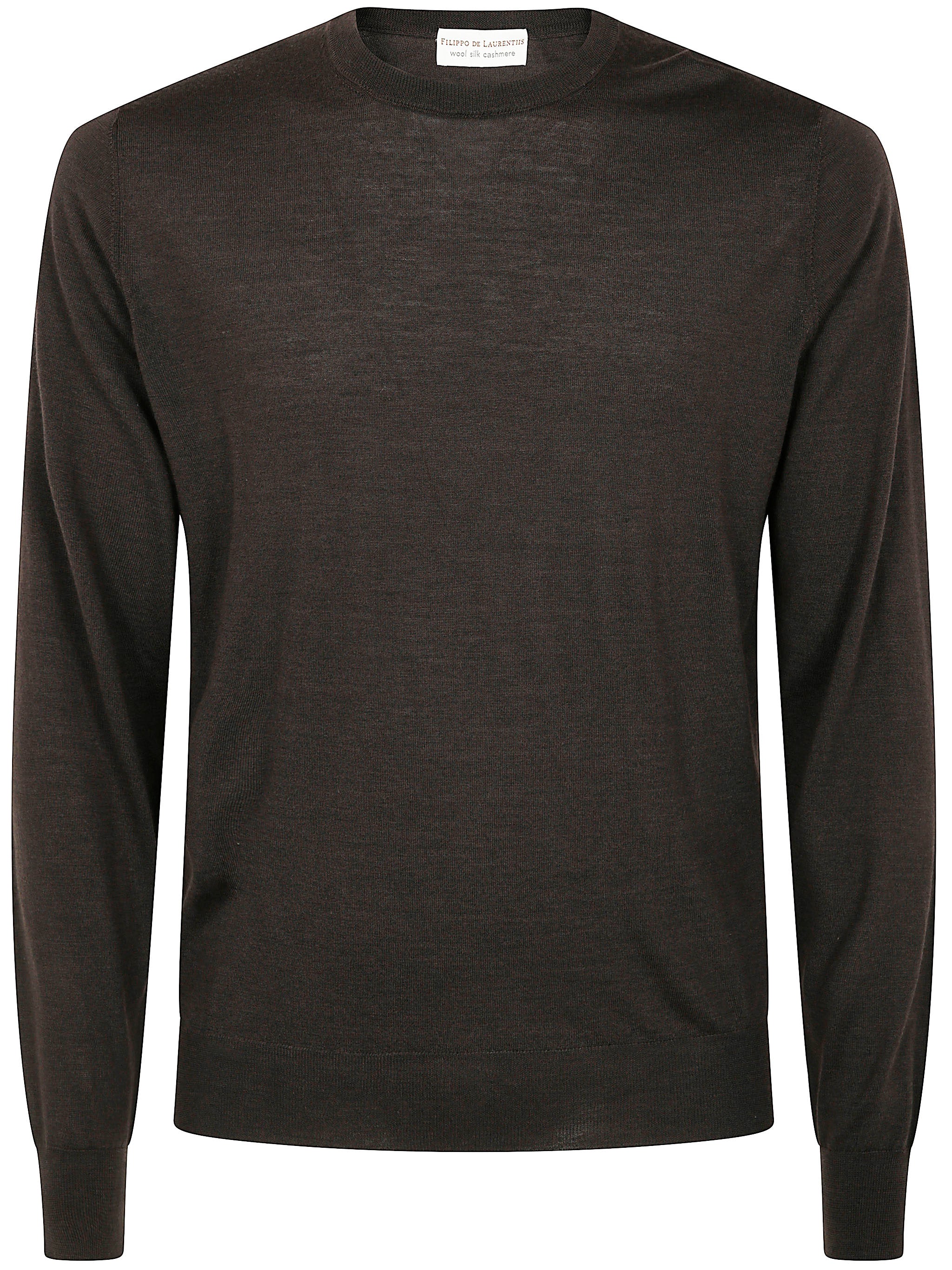 FILIPPO DE LAURENTIIS Long Sleeve Round Neck Sweater for Men