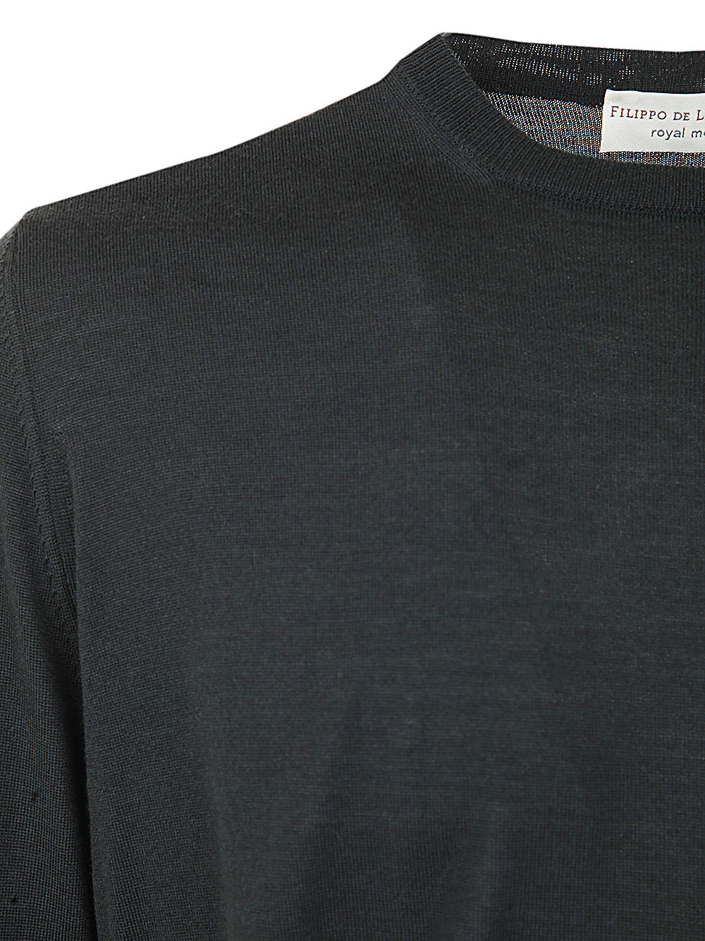 FILIPPO DE LAURENTIIS Royal Merino Long Sleeves Crew Neck Sweater - Fall/Winter 2025