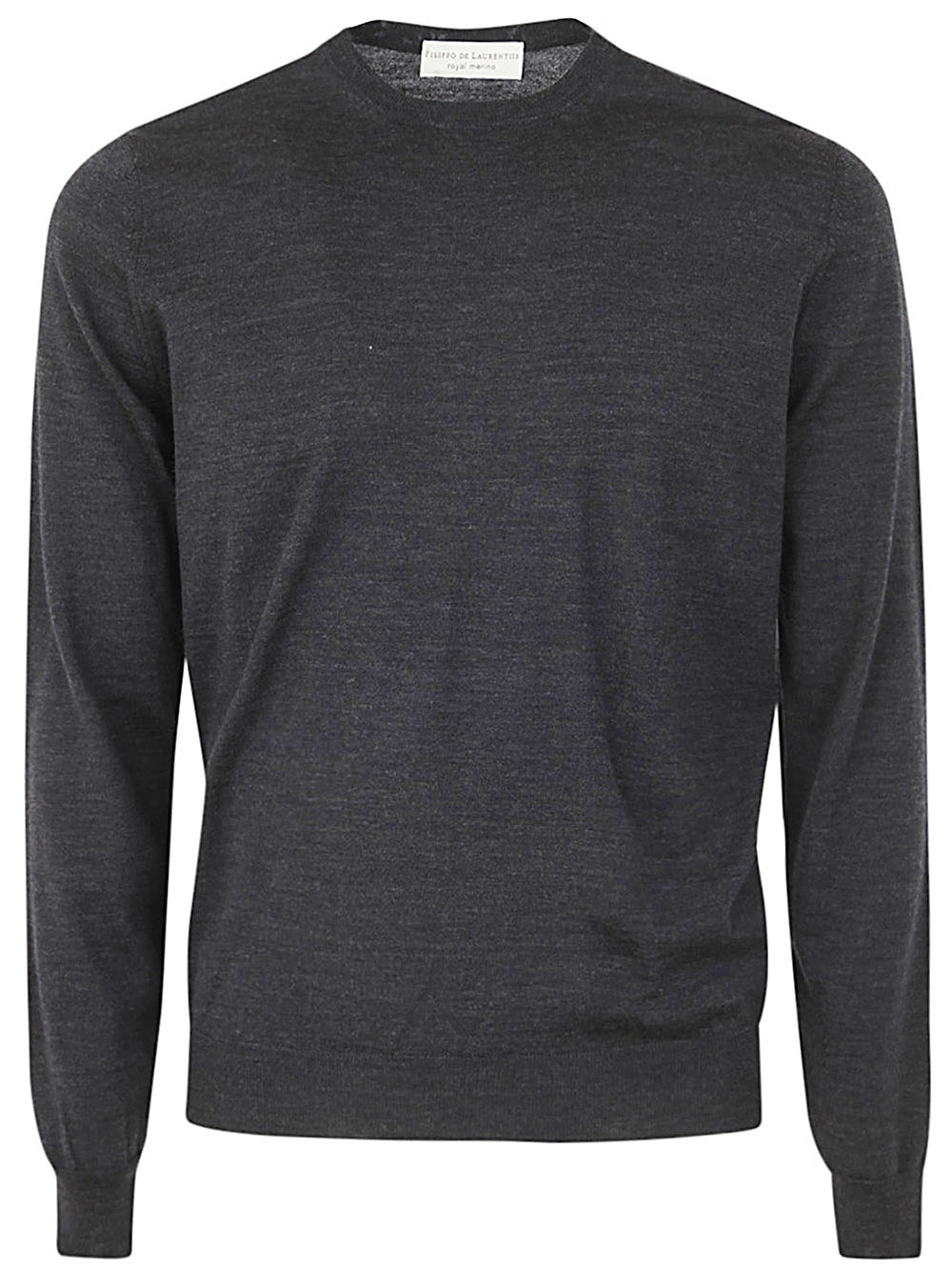 FILIPPO DE LAURENTIIS Royal Merino Long Sleeves Crew Neck Sweater