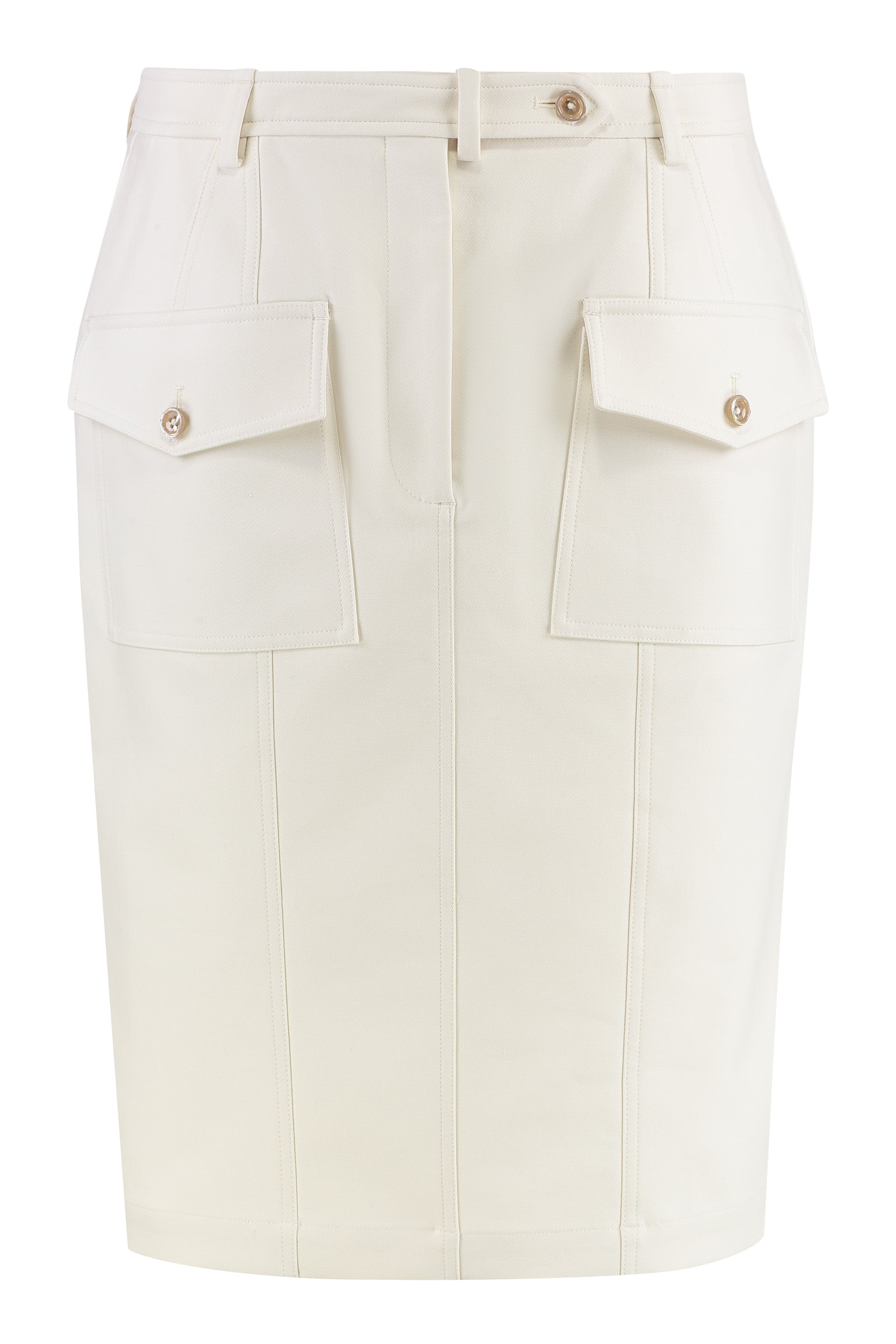 TOM FORD Cotton Midi Skirt with Pockets for Women
