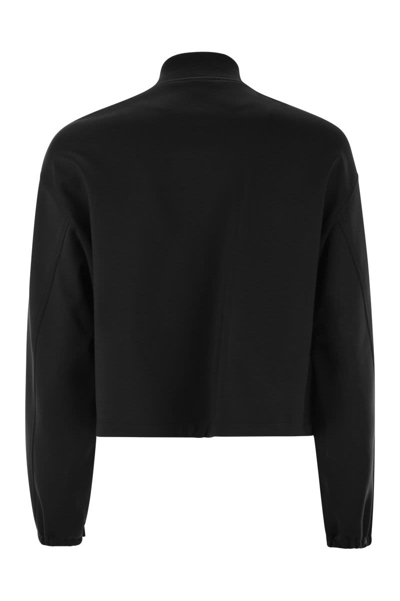 FABIANA FILIPPI Cropped Scuba Jacket for Women