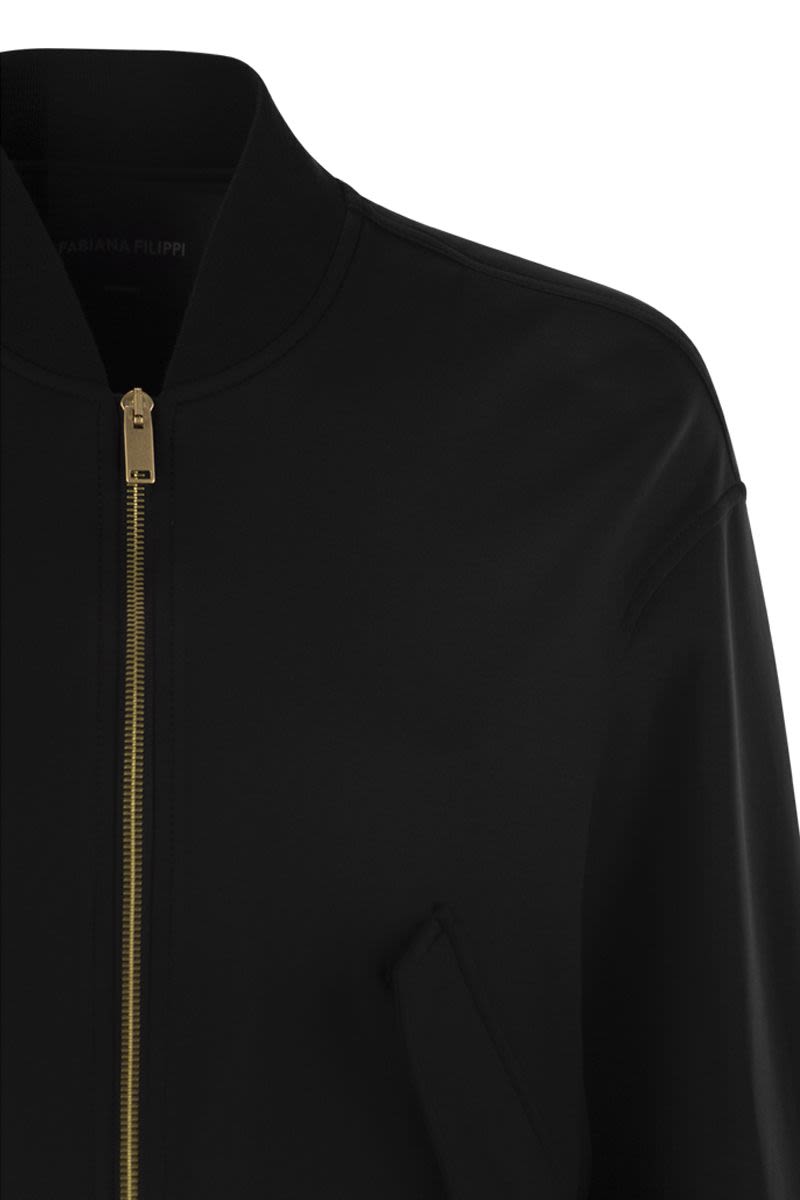 FABIANA FILIPPI Cropped Scuba Jacket for Women