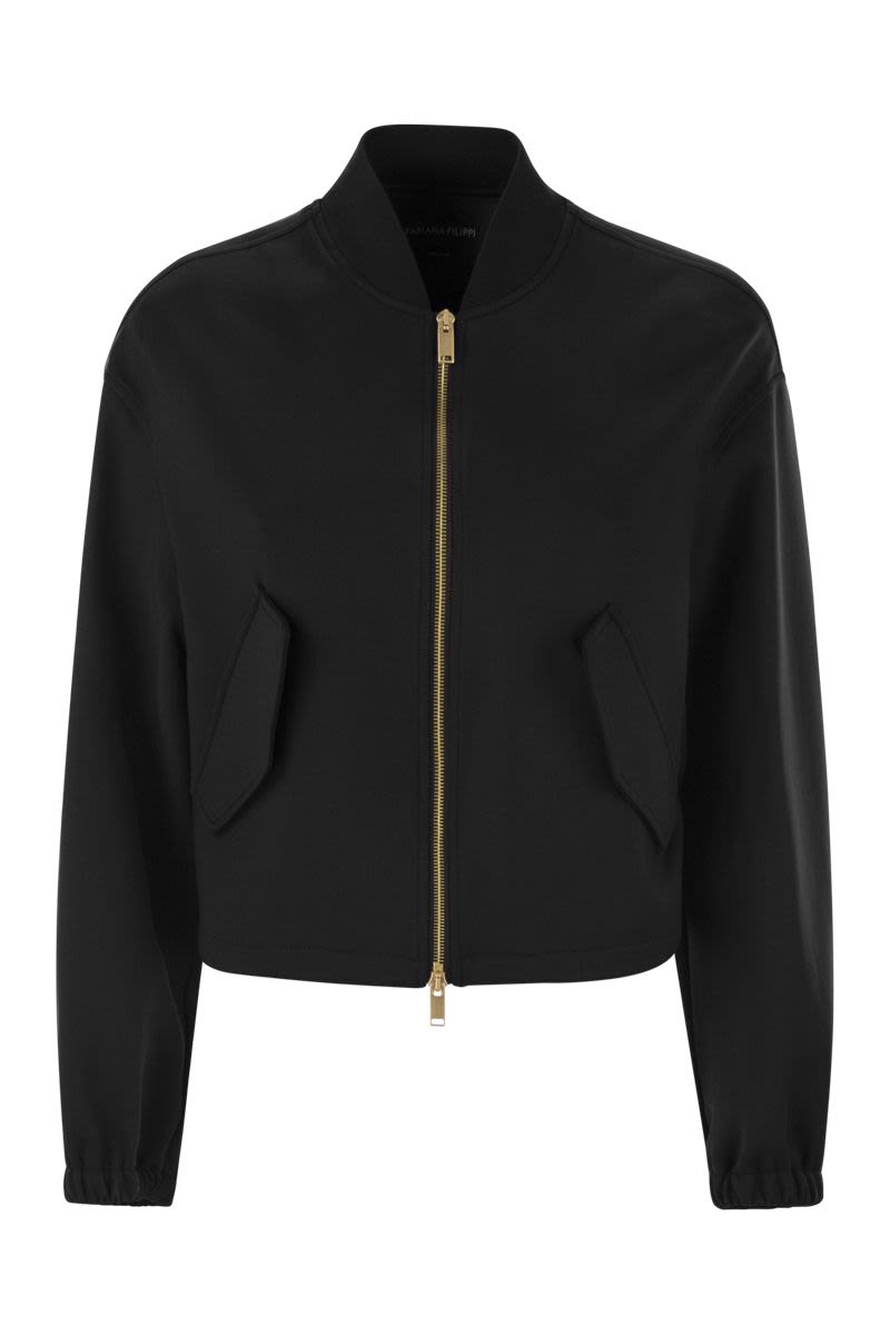 FABIANA FILIPPI Cropped Scuba Jacket for Women