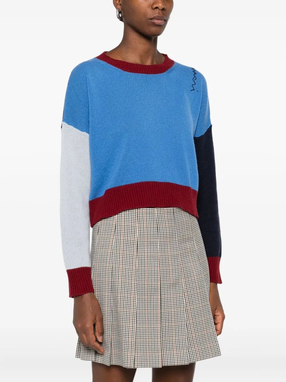 MARNI Cropped Cashmere Sweater