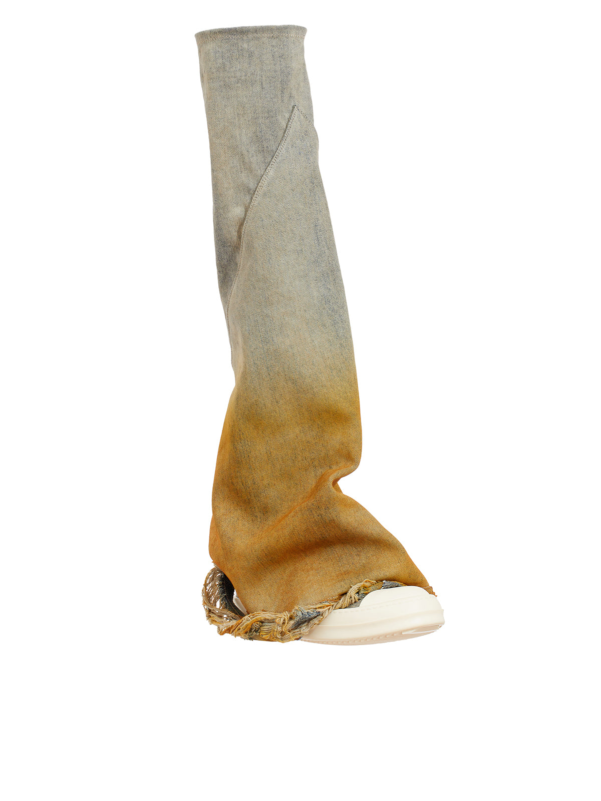 RICK OWENS Denim Fetish Ankle Boots for Women