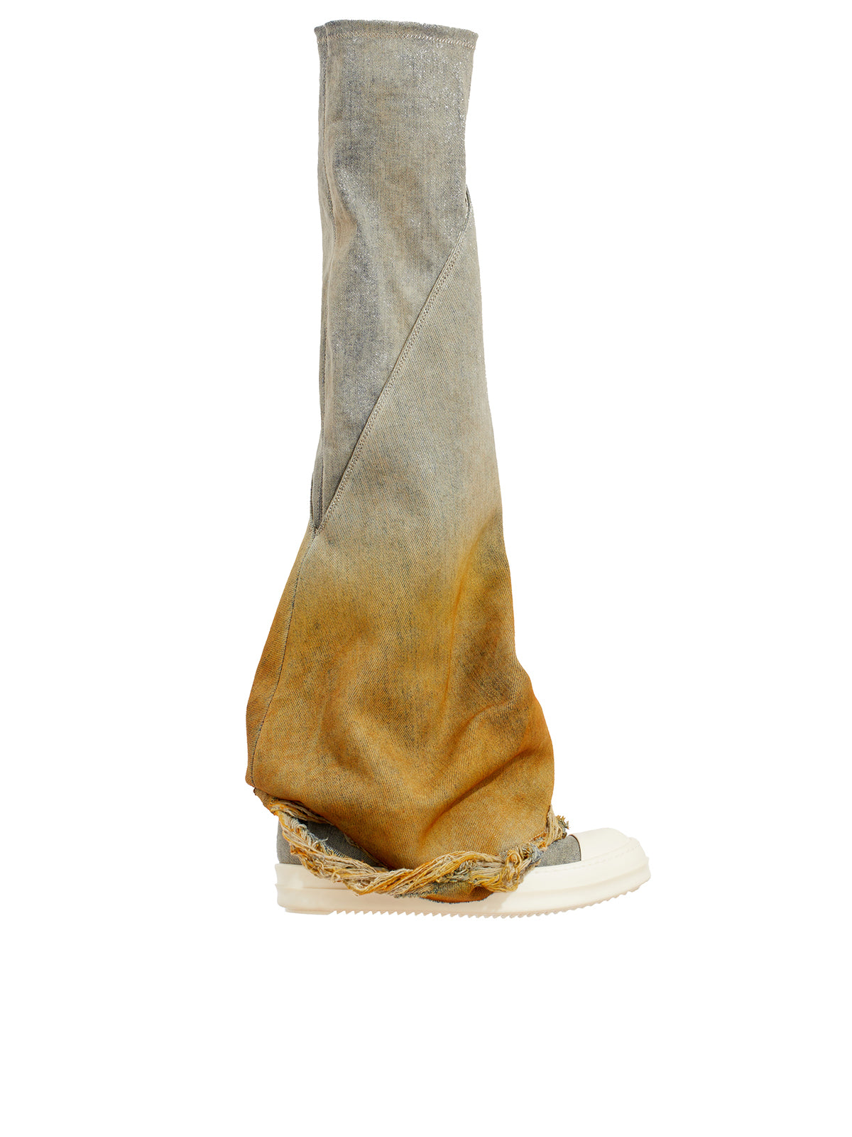 RICK OWENS Denim Fetish Ankle Boots for Women