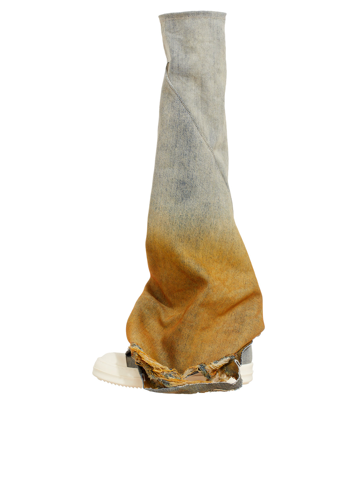 RICK OWENS Denim Fetish Ankle Boots for Women