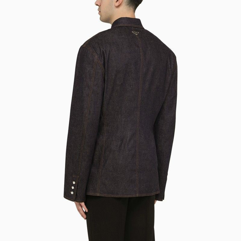PRADA Denim Shirt Jacket - Slim Fit