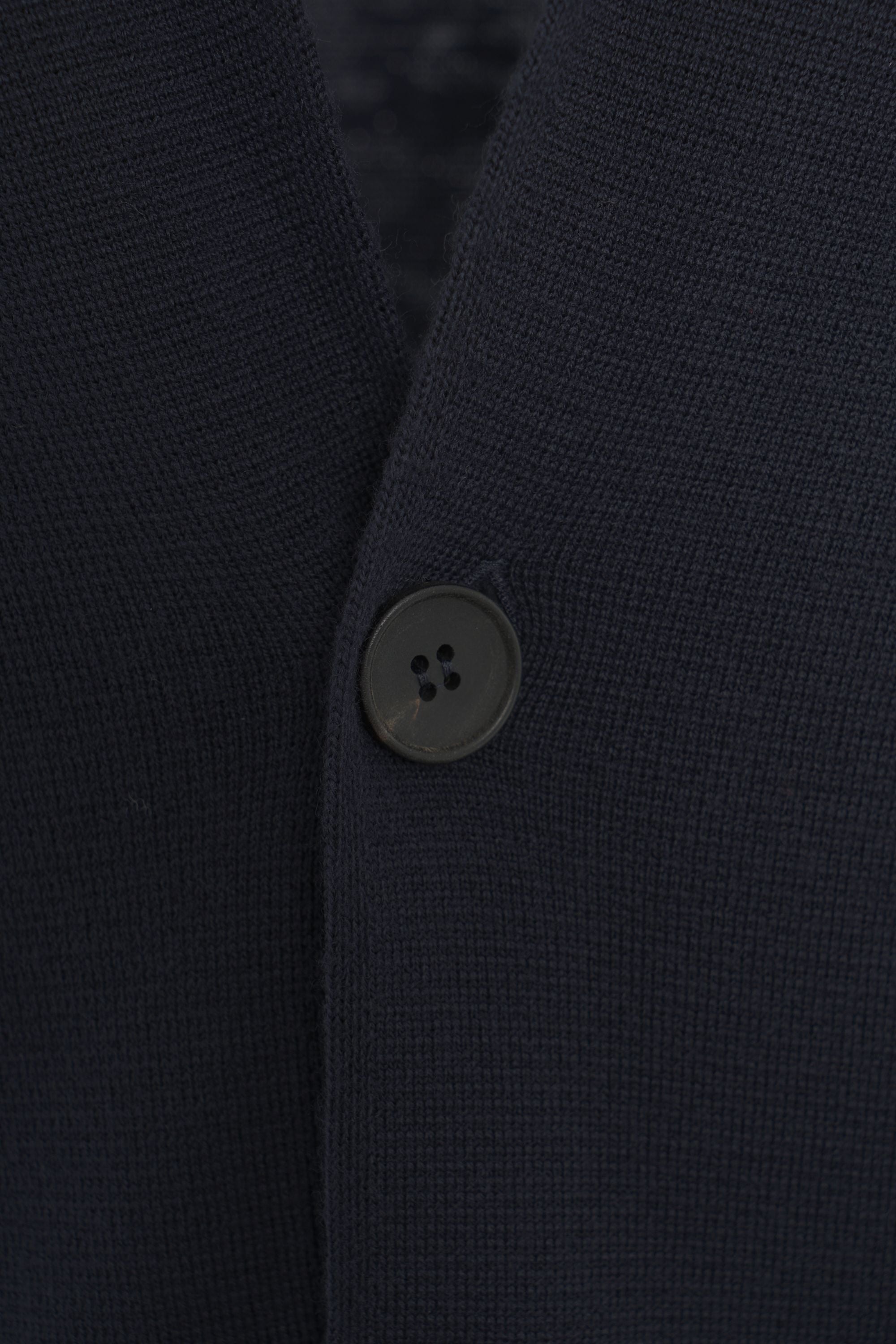 GENDER Elegant Wool Cardigan with Scarf Collar for Men