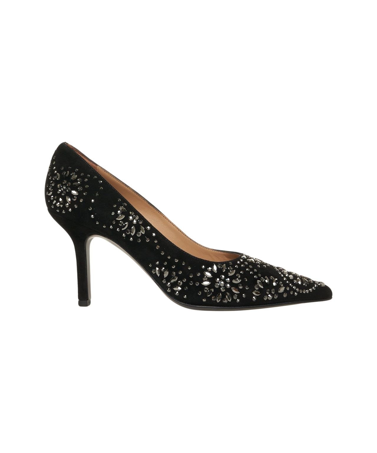 GENDER Strass-Embellished Pointed Toe Pumps with 8 cm Heel