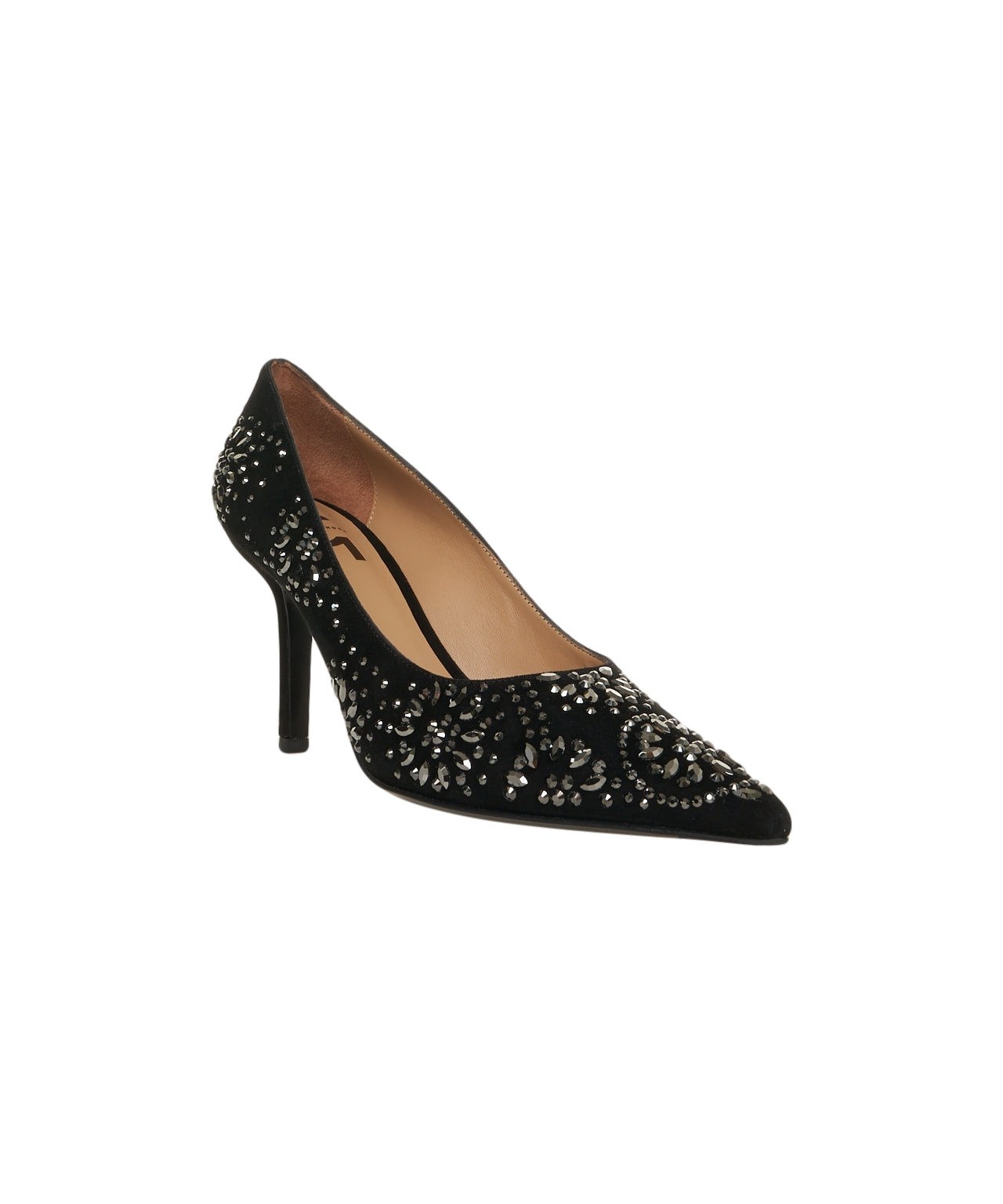 GENDER Strass-Embellished Pointed Toe Pumps with 8 cm Heel