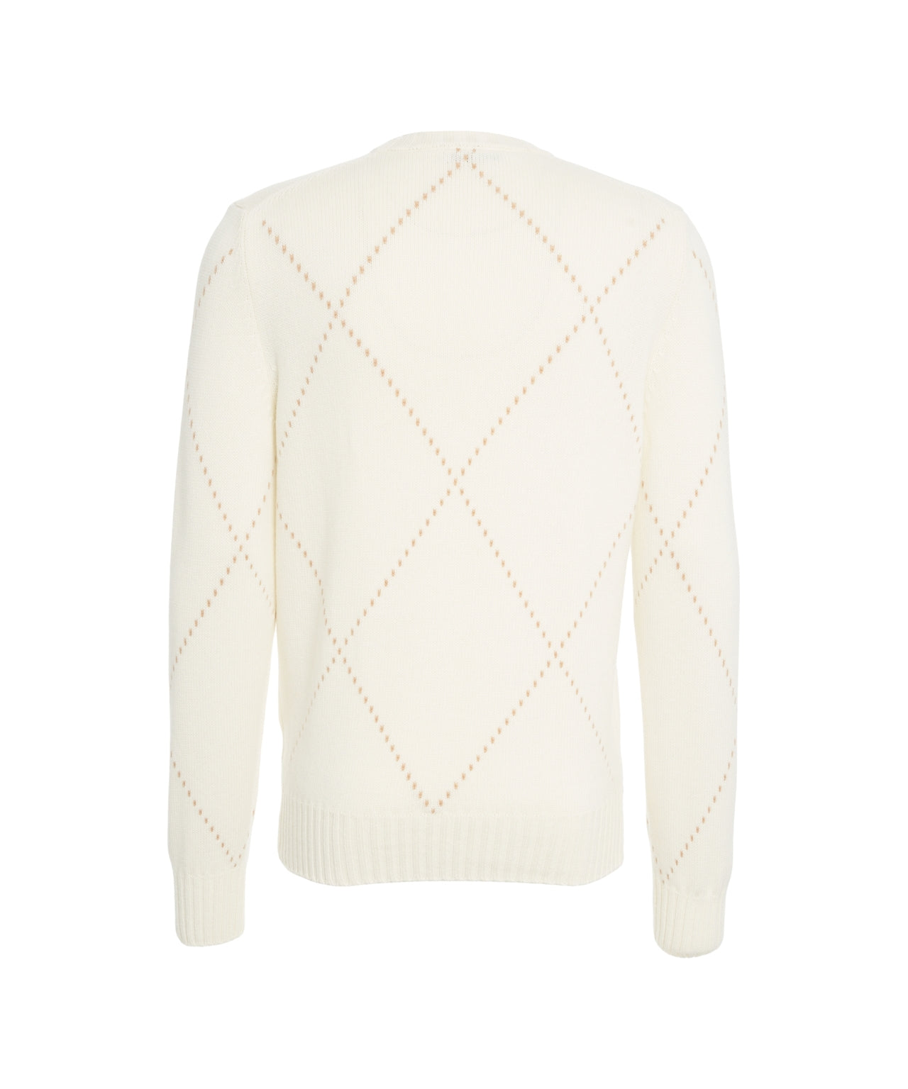 GENDER Diamond-Patterned Pullover Sweater for Men