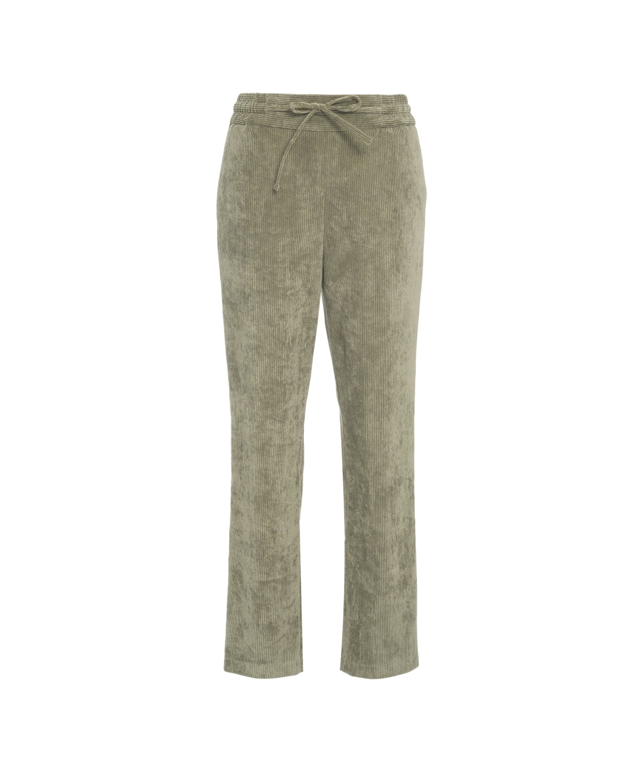 GENDER Women's Corduroy Trousers - Straight Cut - Adjustable Waistband