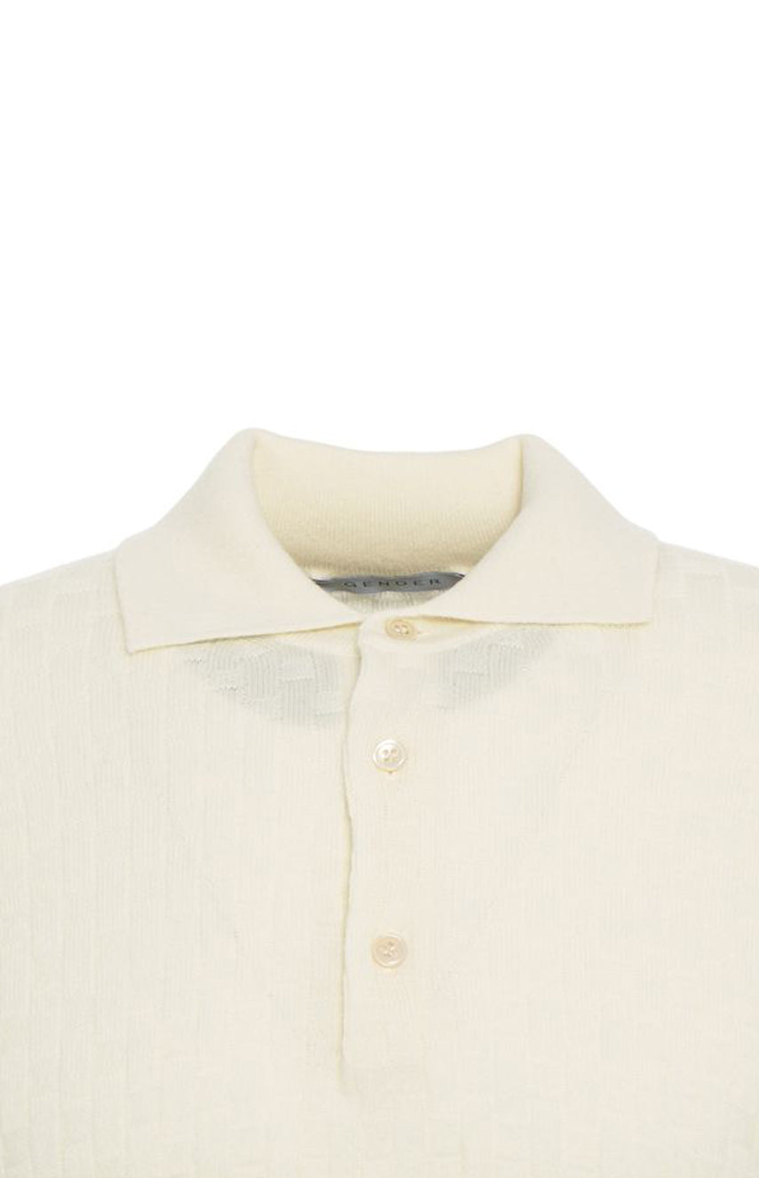 GENDER Classic Knit Polo Sweater for Men