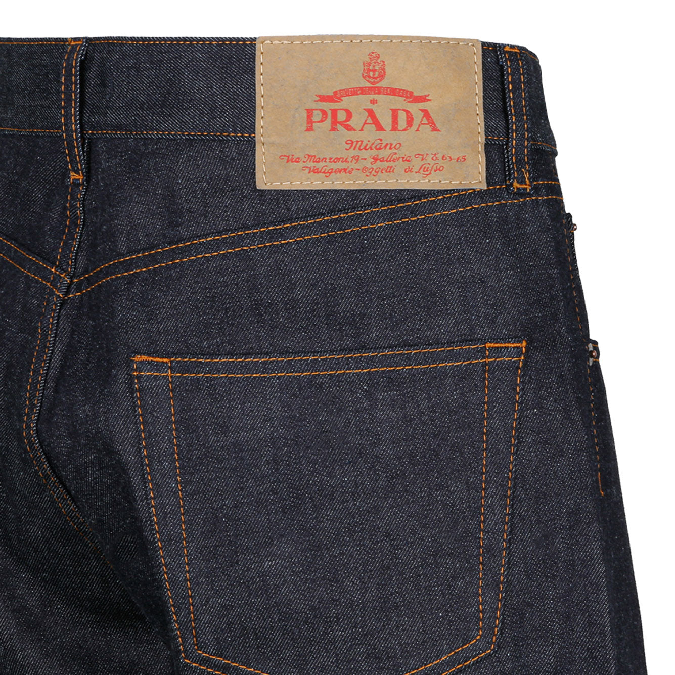 PRADA Men's Cotton Jeans - Classic Fit