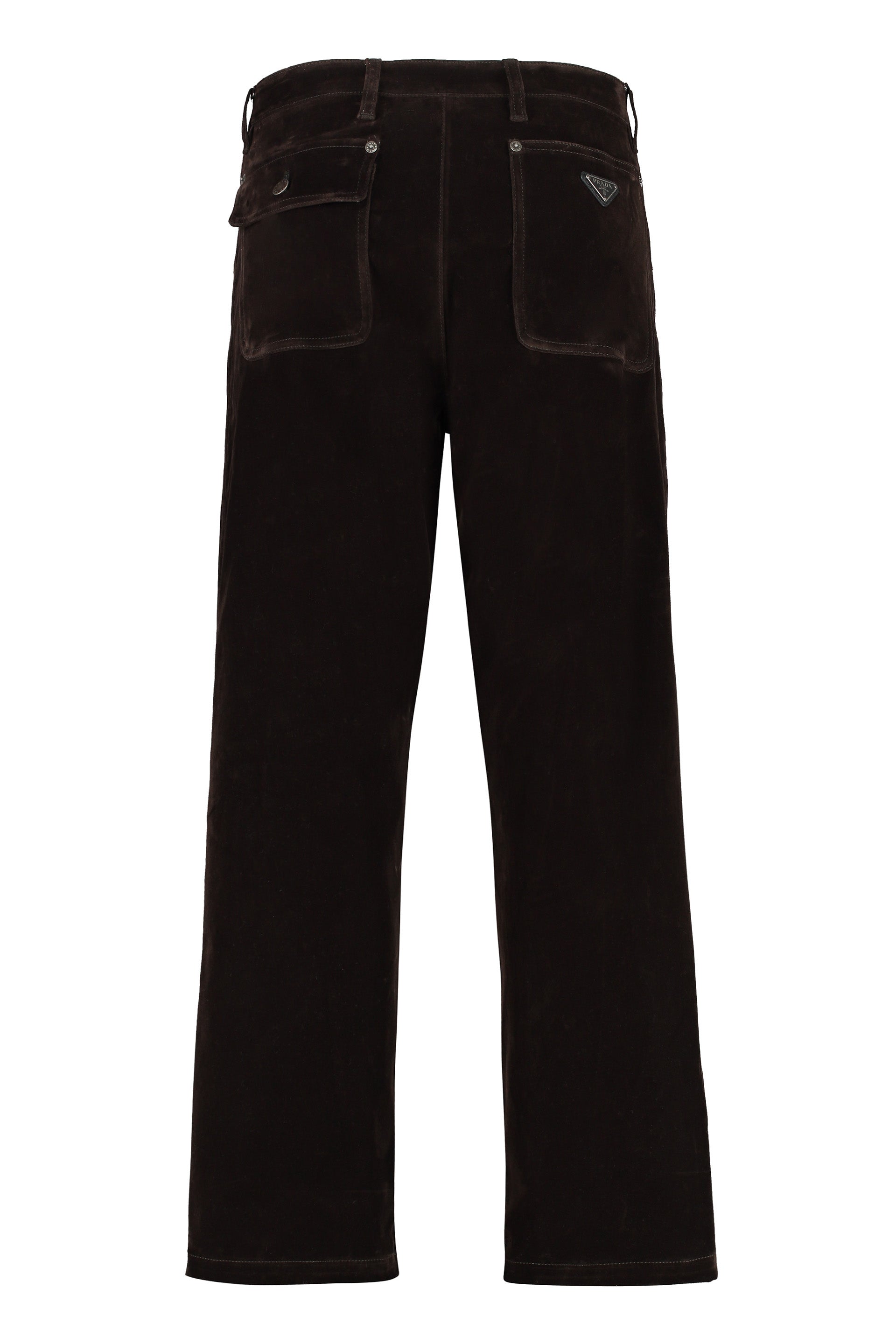 PRADA Velvet Denim Pants