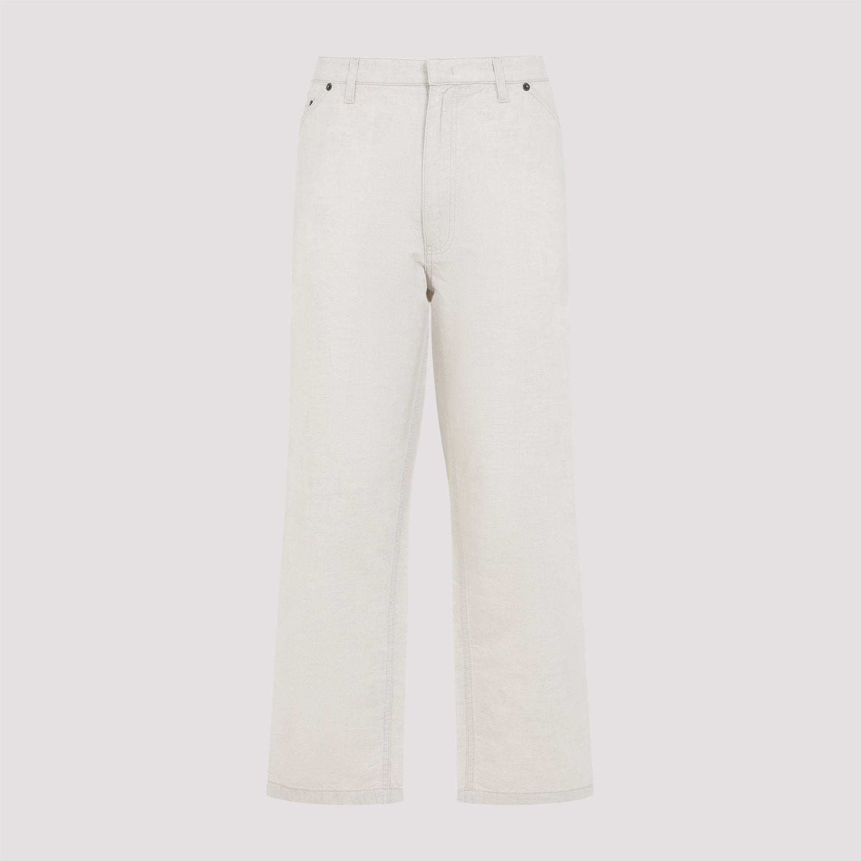 PRADA Melange Chambray Pant for Men - SS25