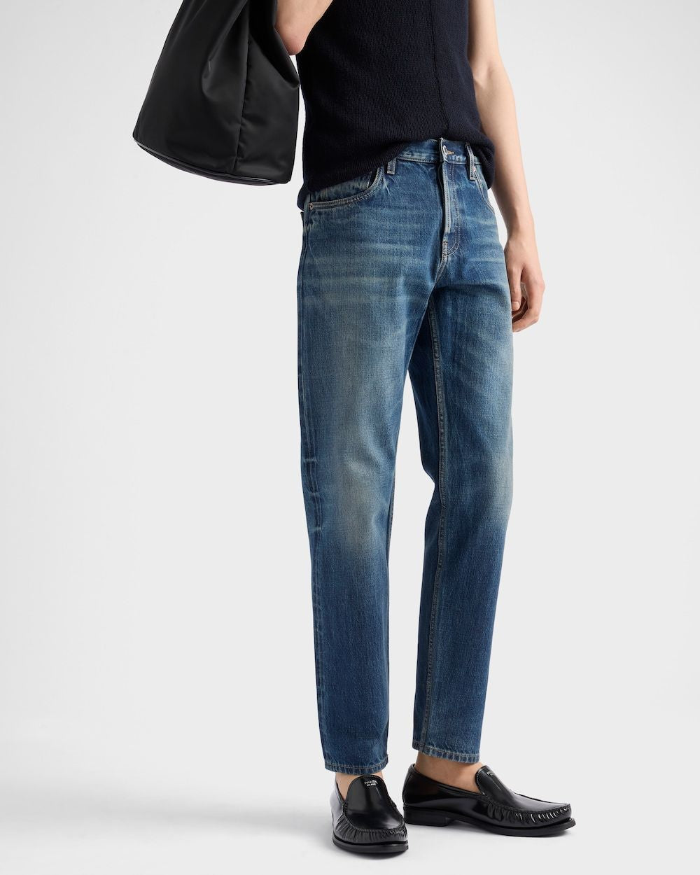 PRADA Denim 5-Pocket Pants for Men - FW25