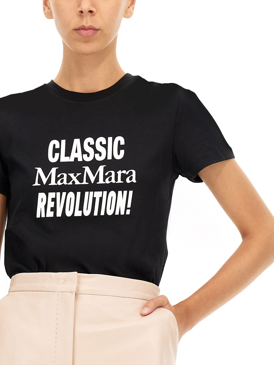 MAX MARA Chic Logo Print T-Shirt