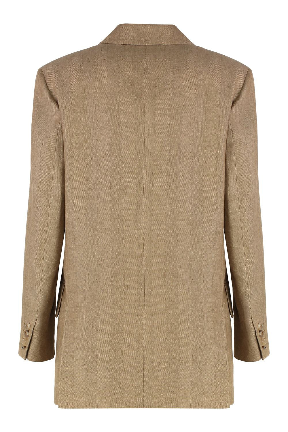 MAX MARA Linen Jacket with Padded Shoulders for Women