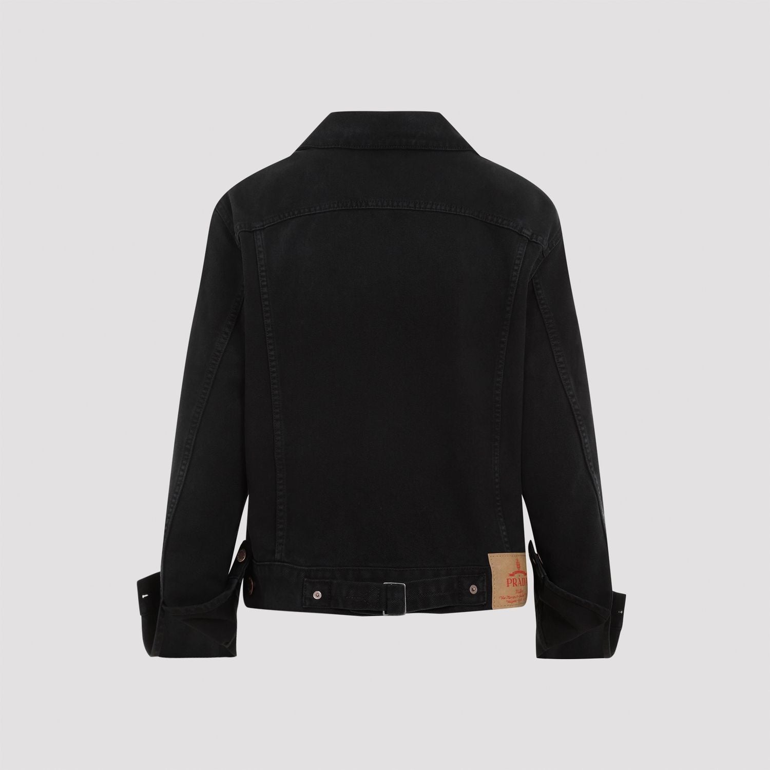 PRADA Classic Denim Jacket with Flap Pockets - Women’s Outerwear