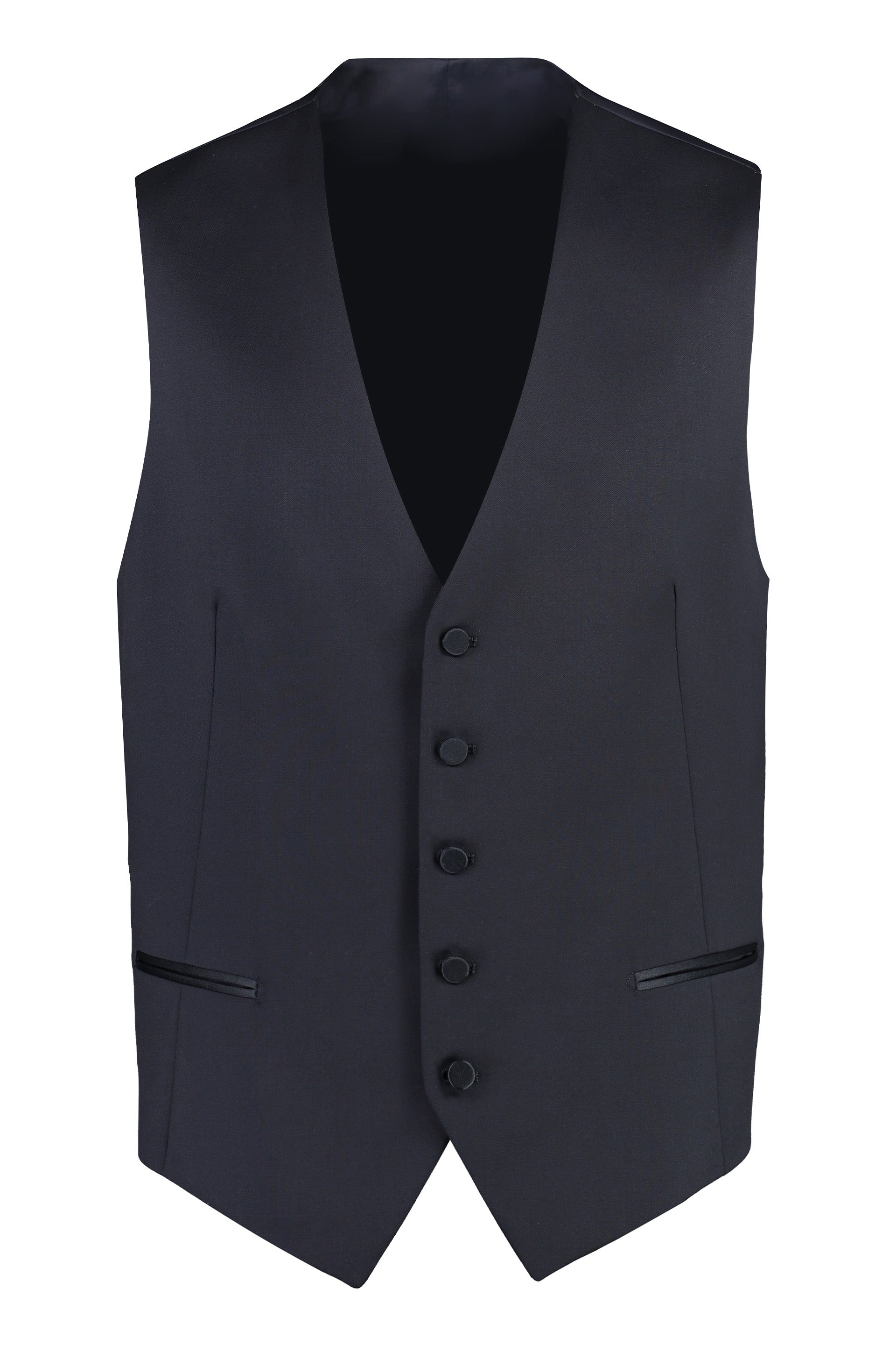 TAGLIATORE Men's Wool Vest with Adjustable Buckle - Size 50