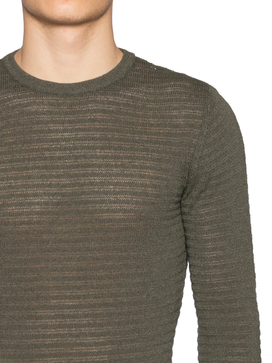 DANIELE ALESSANDRINI Cotton Crew Neck Sweater Size 50 for Men