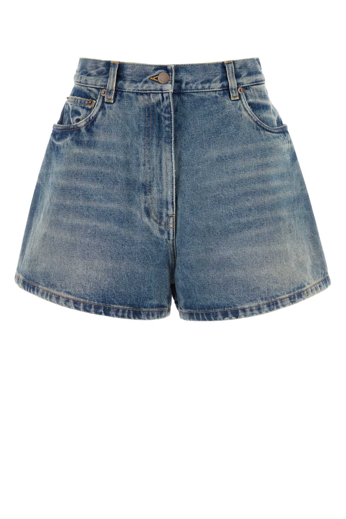 PRADA Women's Denim Shorts - Mini Style