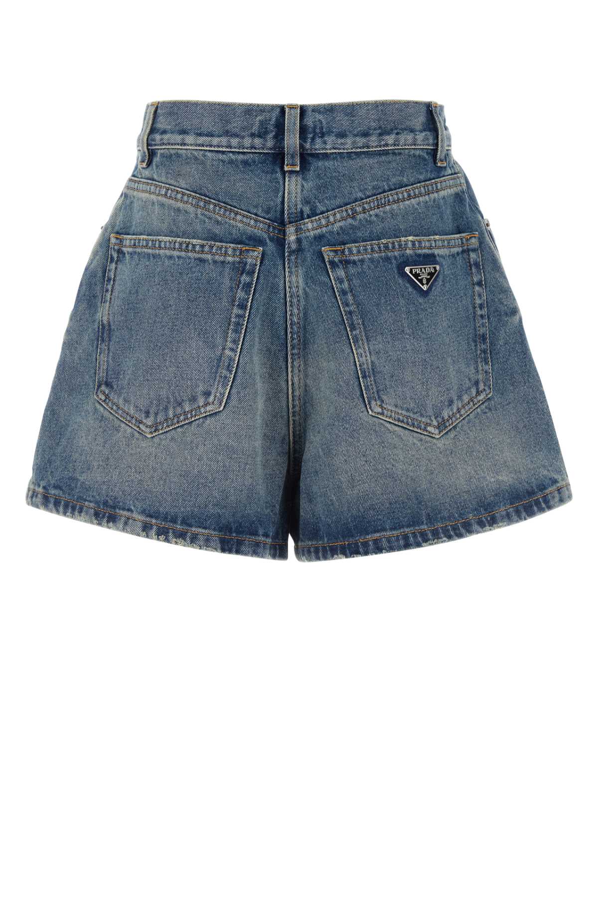 PRADA Women's Denim Shorts - Mini Style