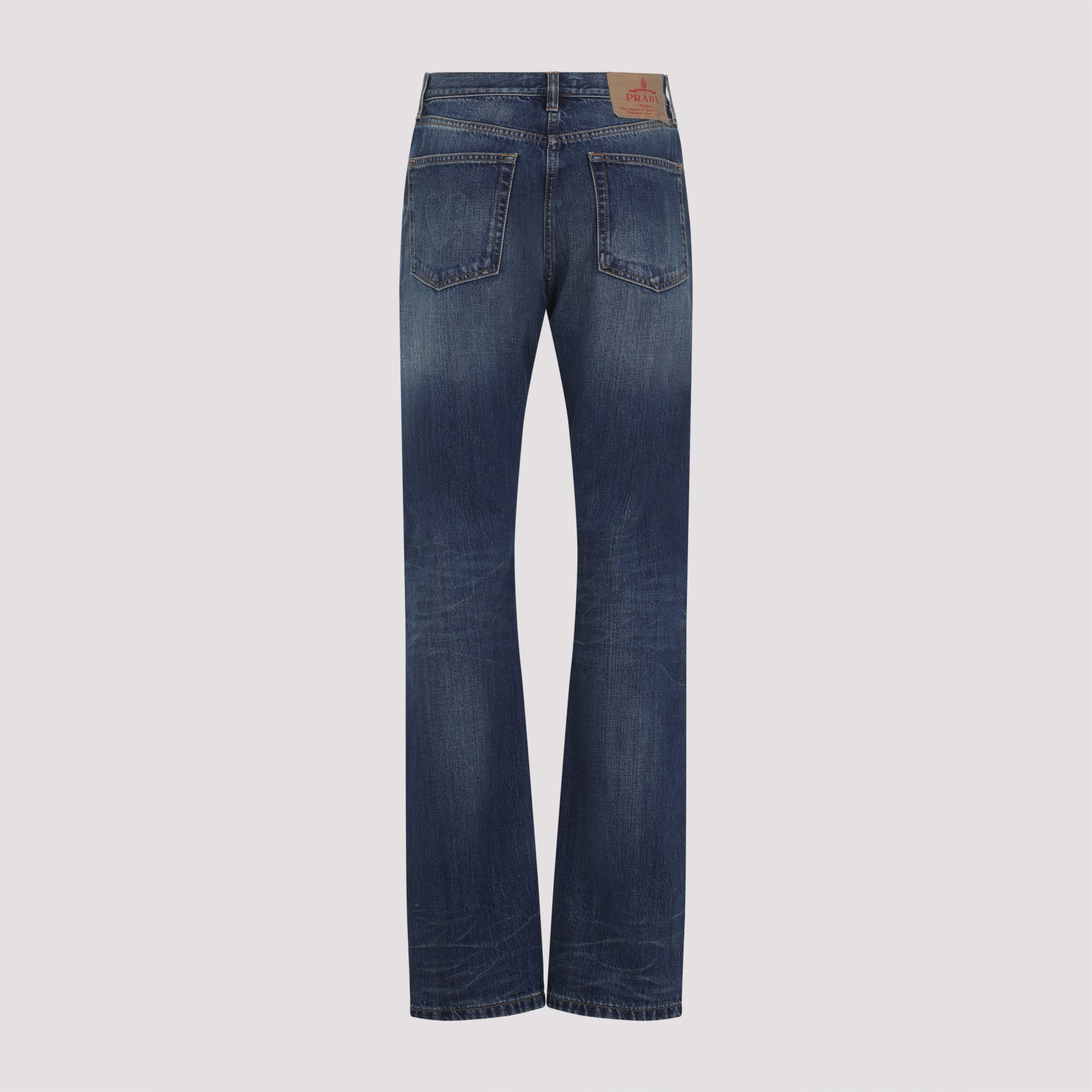 PRADA Classic High-Waisted Cotton Jeans for Women