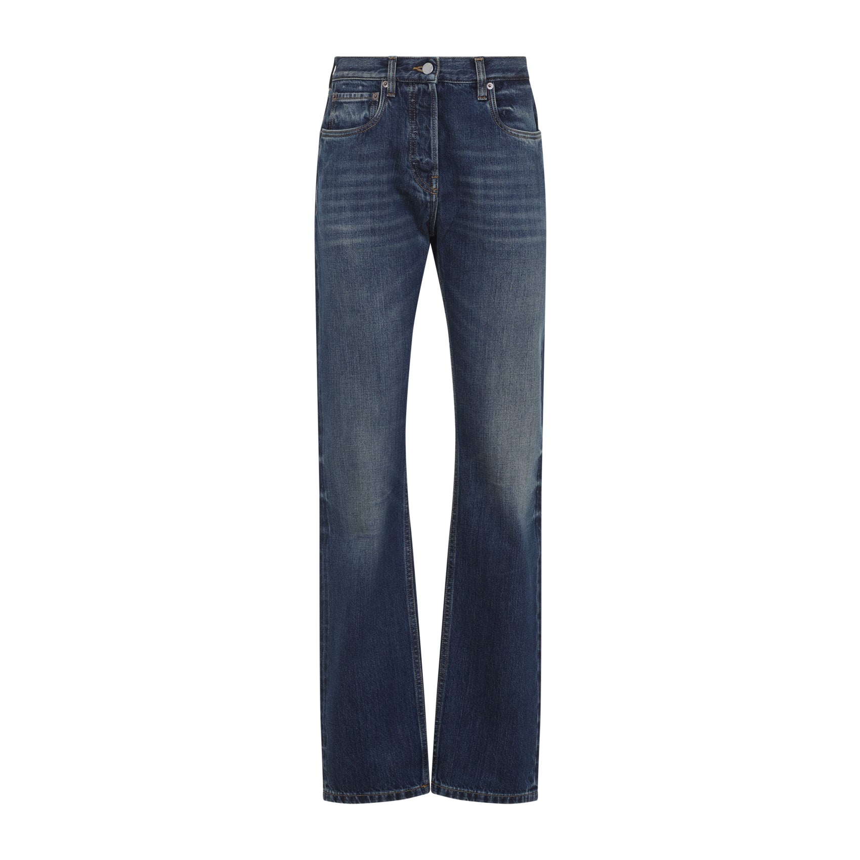 PRADA Classic High-Waisted Cotton Jeans for Women