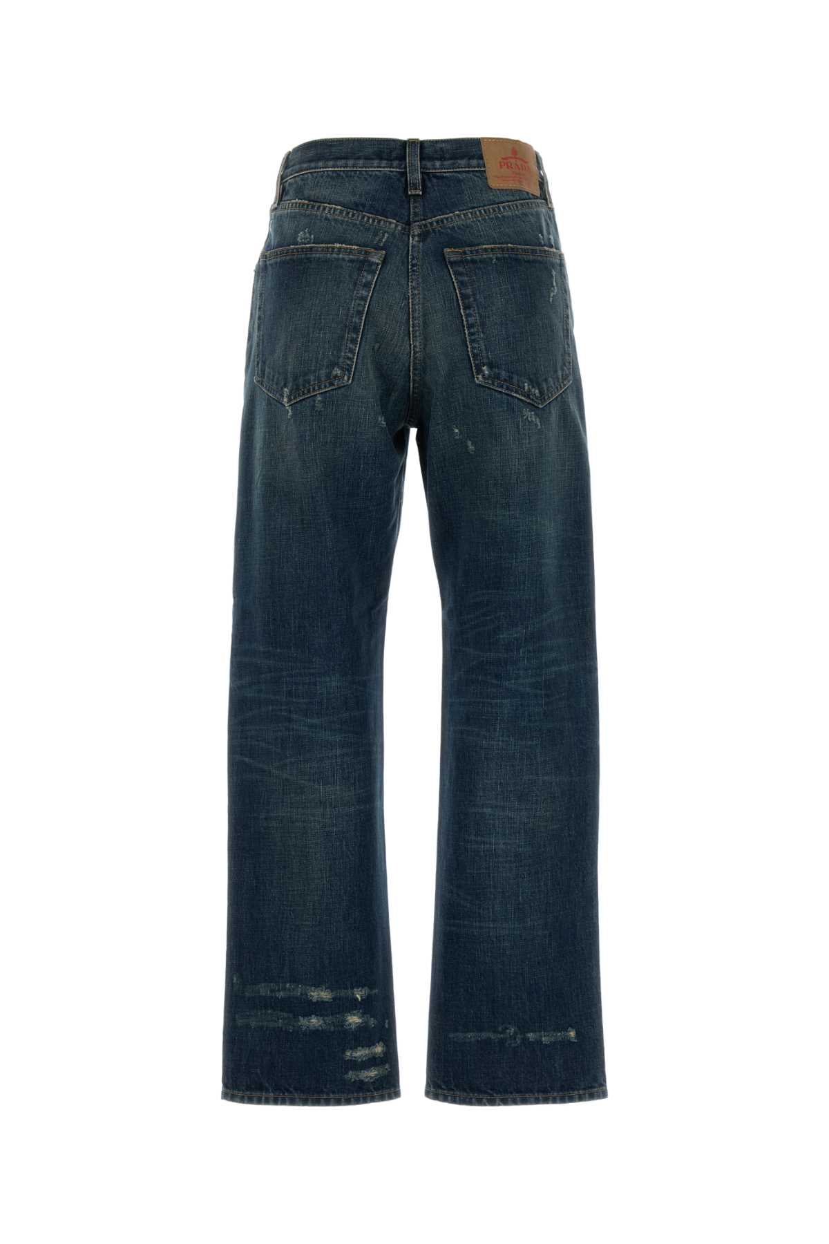PRADA Denim Jeans with 5 Pockets for Women
