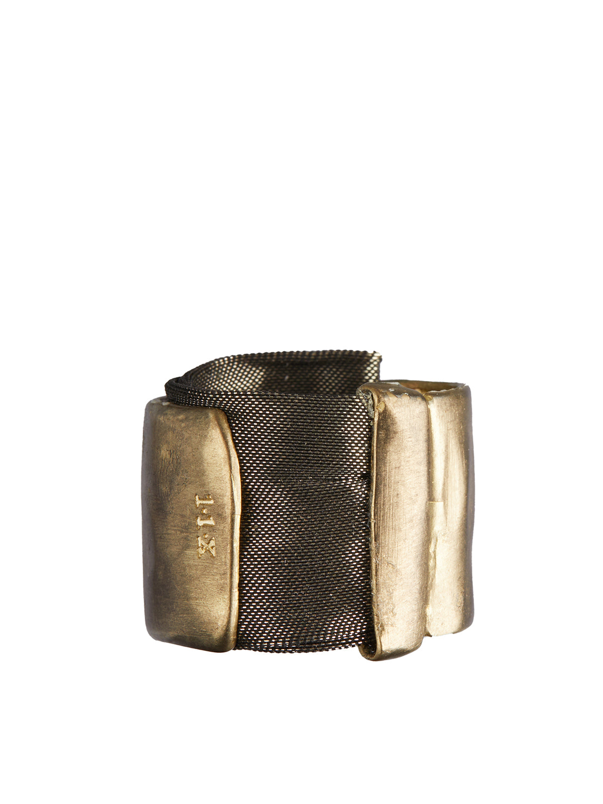 11X ARTWORKS Intricate Women's Ring with Silk and Copper Weave