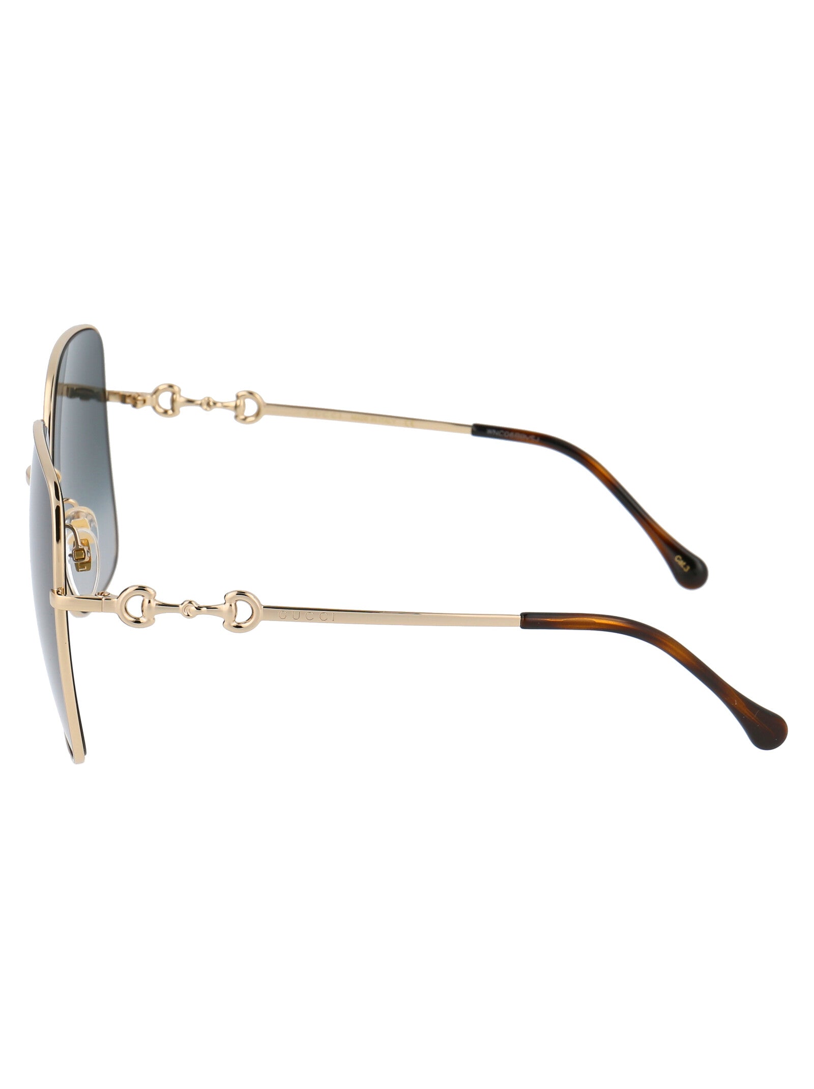 GUCCI Sleek Metallic Sunglasses for Women - GG0879S