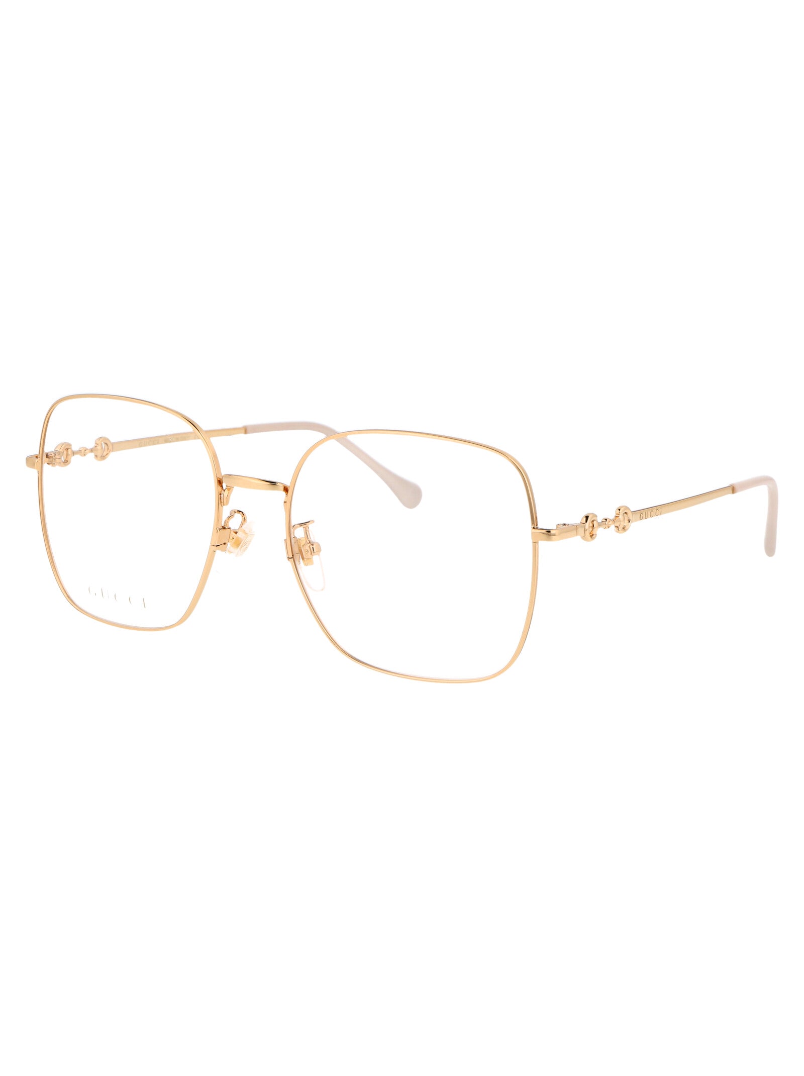 GUCCI Elegant Transparent Metal Optical Glasses for Women