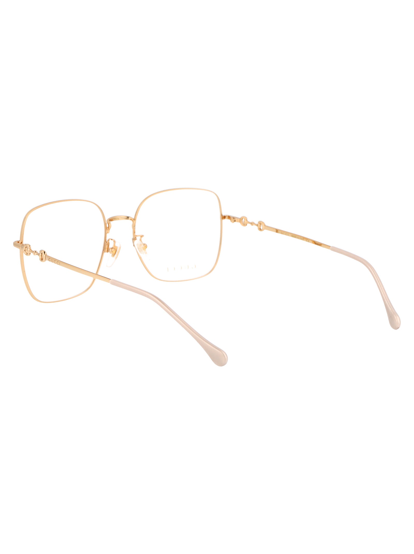 GUCCI Elegant Transparent Metal Optical Glasses for Women
