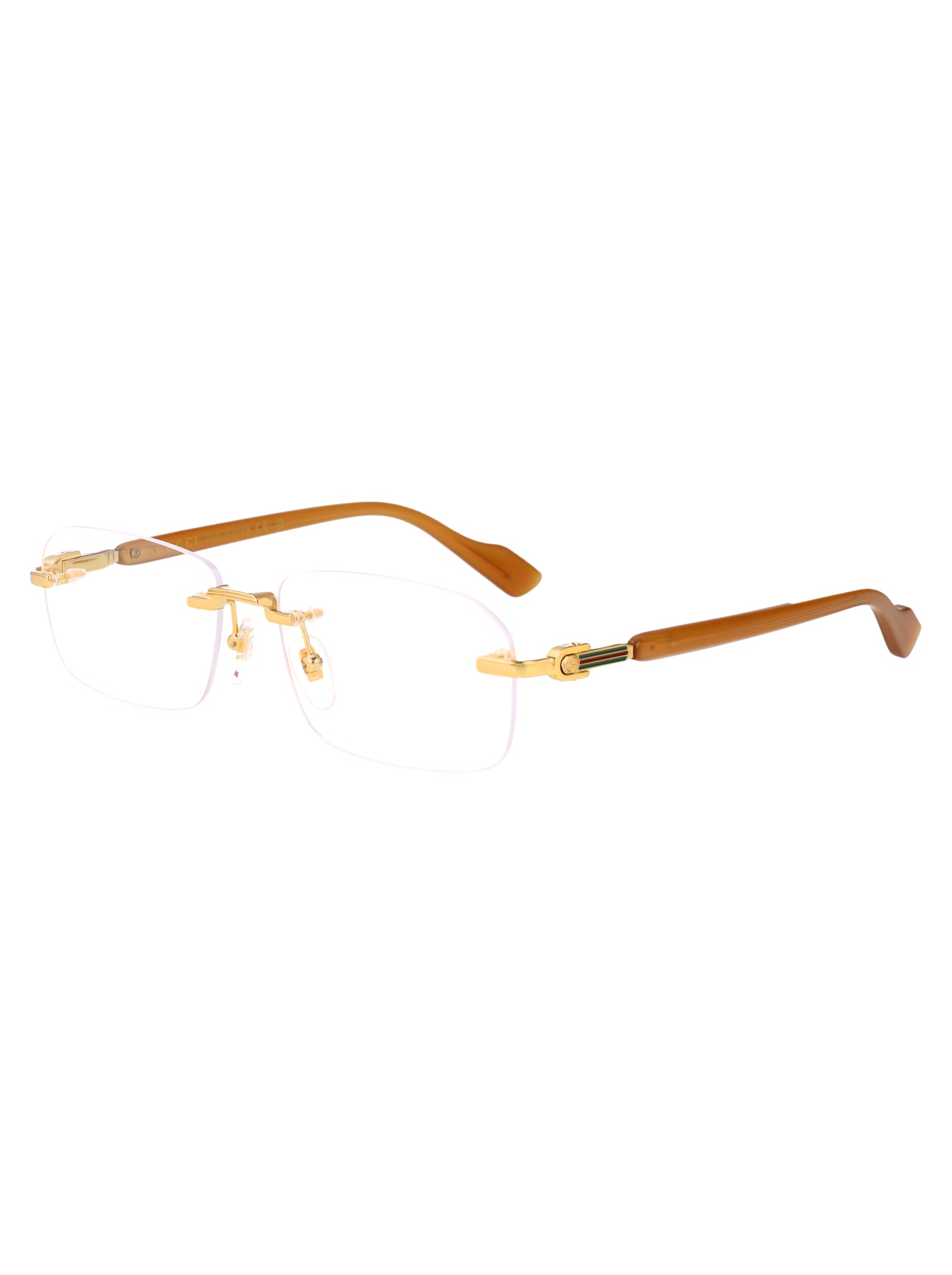 GUCCI Stylish Transparent Metal Glasses for Men