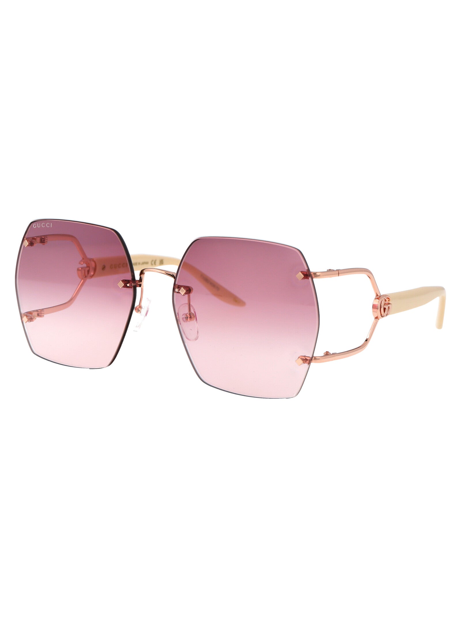 GUCCI Elegant Metal Sunglasses for Women - GG1562S