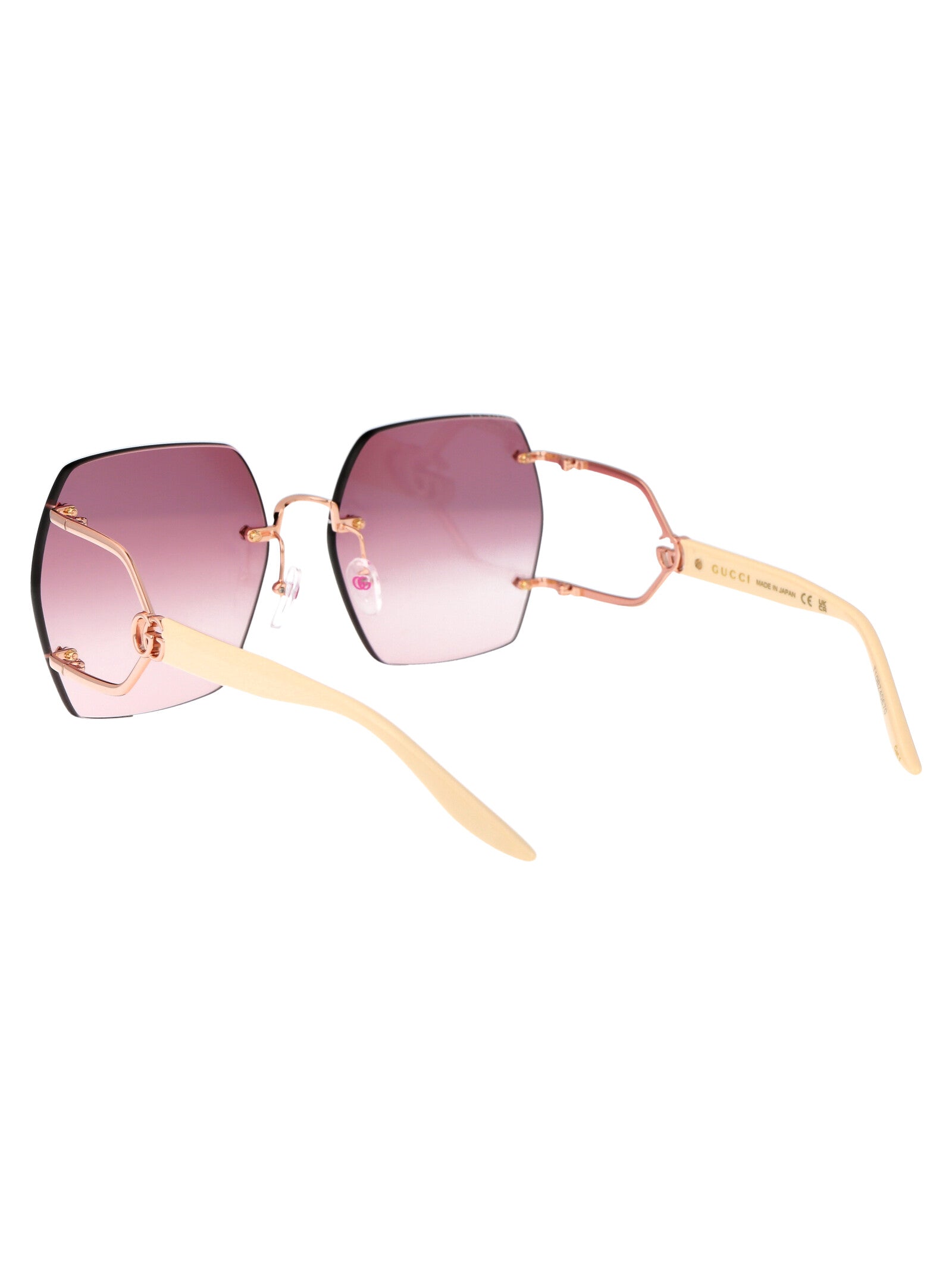 GUCCI Elegant Metal Sunglasses for Women - GG1562S