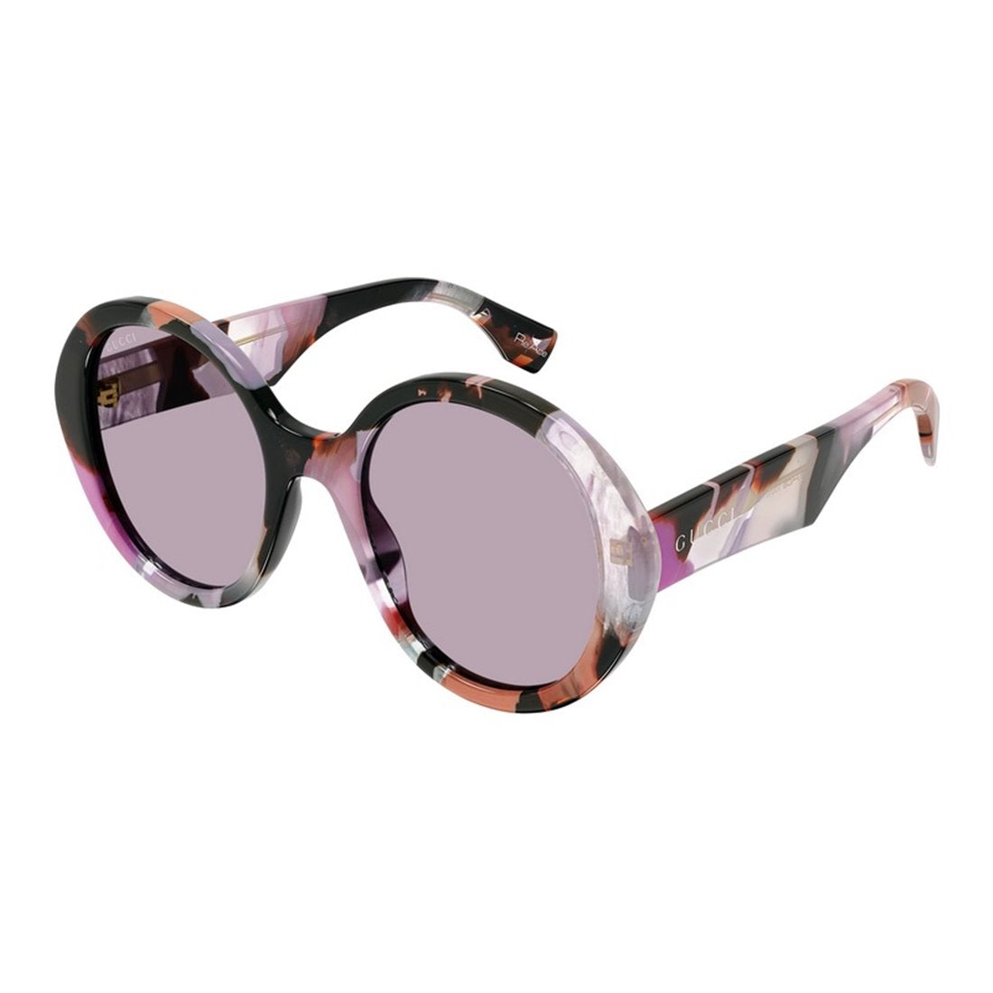 GUCCI Fashionable Retro Round Sunglasses for Women