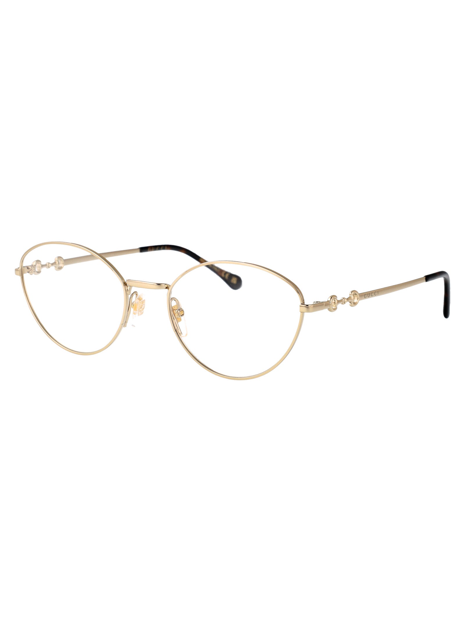 GUCCI Transparent Metal Optical Glasses for Women