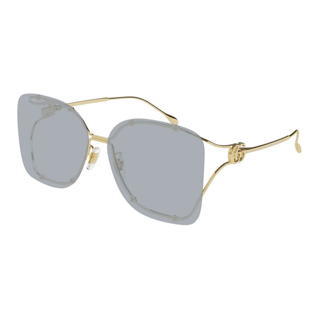 GUCCI Metallic Gold Sunglasses