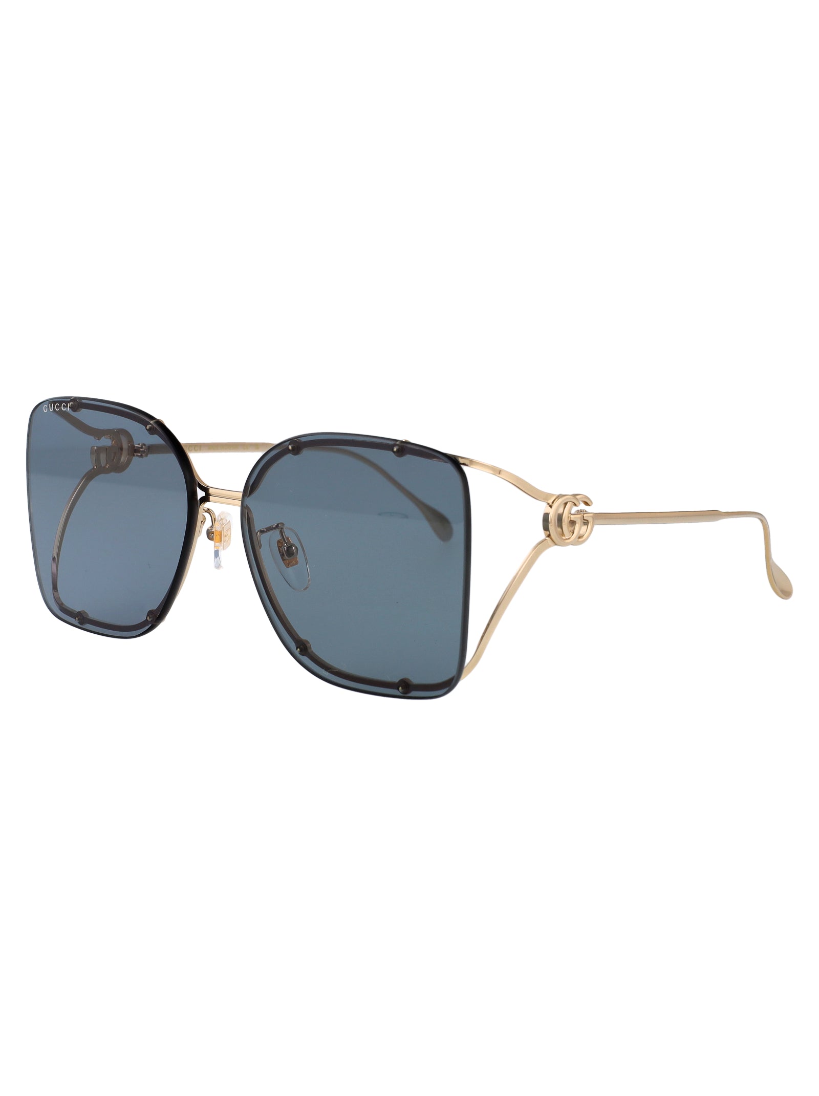 GUCCI Metallic Gold Sunglasses